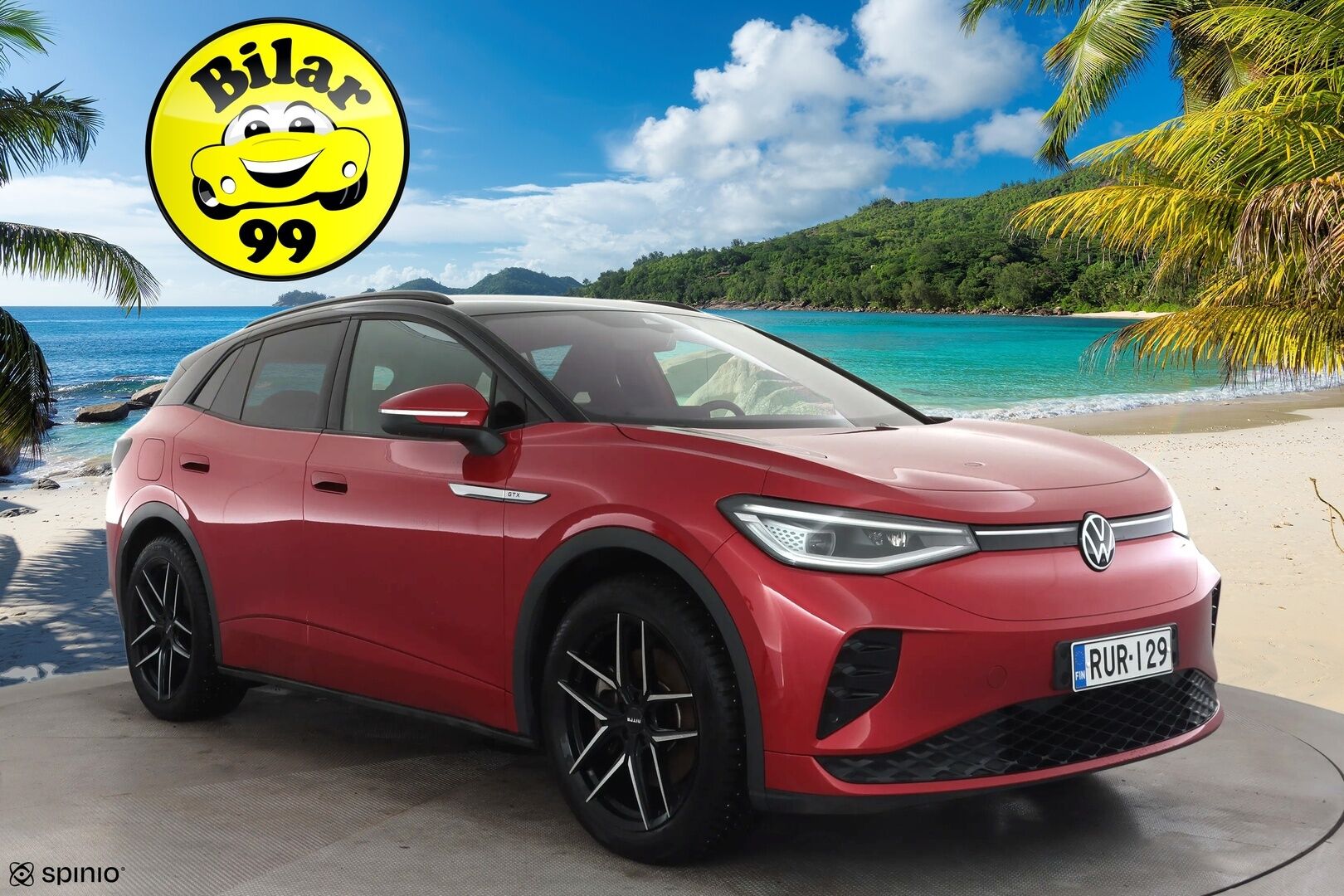 Volkswagen ID.4 2022 GTX Dual Motor AWD Business Max * ILP / ACC / Matrix / 360 / Hierovat Sportpenkit / Navi / Kaistavahti / Keyless * - 1-om Suomi-auto / Akku kuntotarkastettu / 2x Latauskaapelit / Kahdet renkaat aluvanteilla