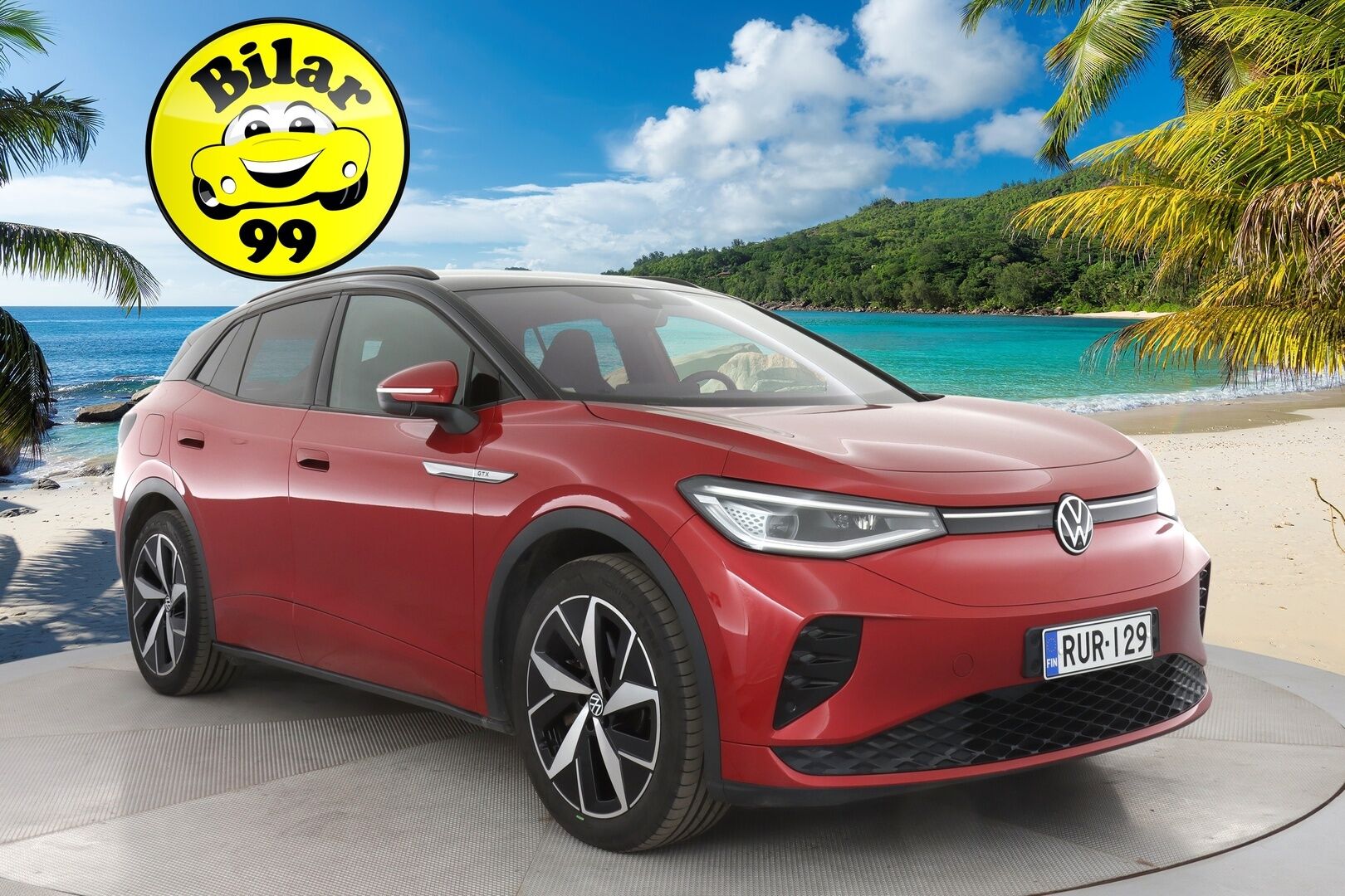 Volkswagen ID.4 2022 GTX Dual Motor AWD Business Max * ILP / ACC / Matrix / 360 / Hierovat Sportpenkit / Navi / Kaistavahti / Keyless * - 1-om Suomi-auto / Akku kuntotarkastettu / 2x Latauskaapelit / Kahdet renkaat aluvanteilla - HULLUT AVAJAISHULINAT KORKOTARJOUS 3,29 %