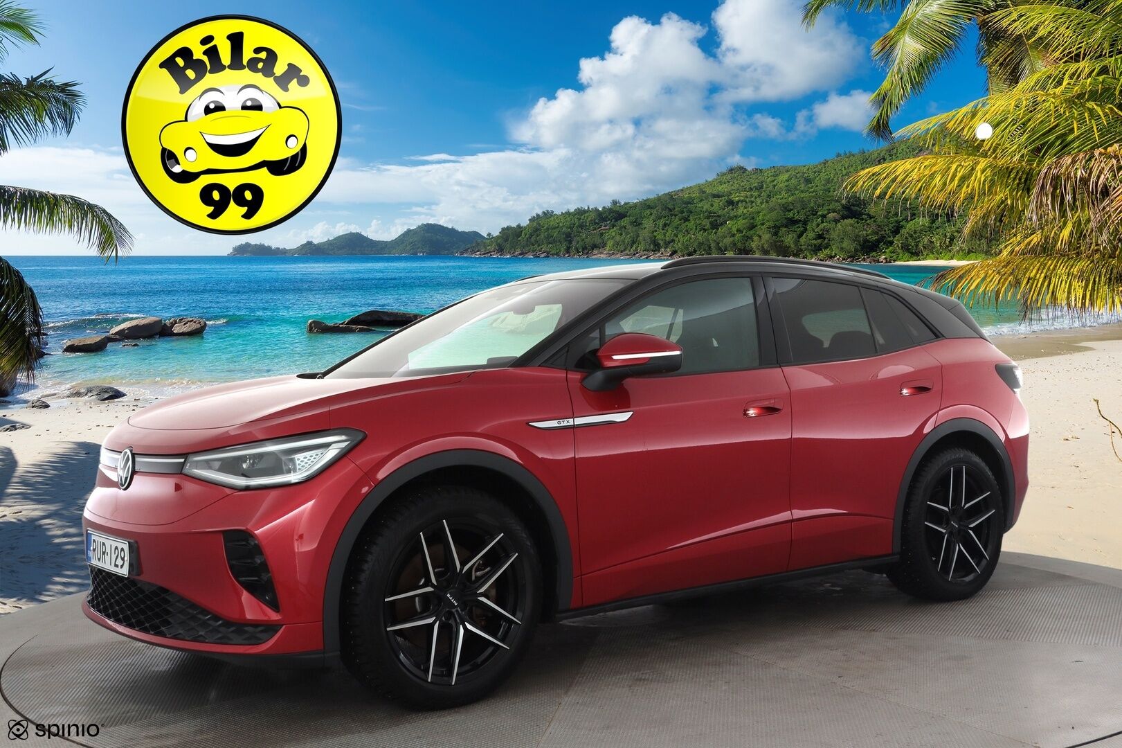 Volkswagen ID.4 2022 GTX Dual Motor AWD Business Max * ILP / ACC / Matrix / 360 / Hierovat Sportpenkit / Navi / Kaistavahti / Keyless * - 1-om Suomi-auto / Akku kuntotarkastettu / 2x Latauskaapelit / Kahdet renkaat aluvanteilla