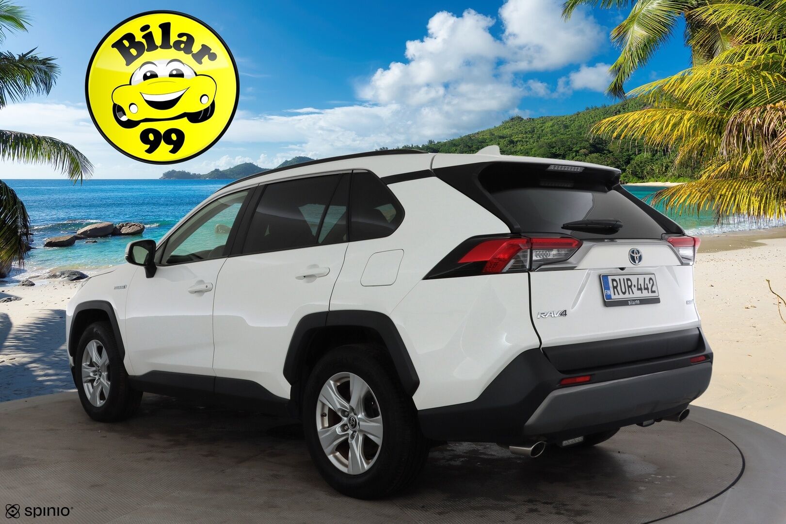 Toyota RAV4 2019 2,5 Hybrid AWD-i Active * ACC / P.kamera / LED / KeylessGo / Sähköluukku * - Kahdet renkaat aluvanteilla - HULLUT JOULUT KORKOTARJOUS 2,49% 