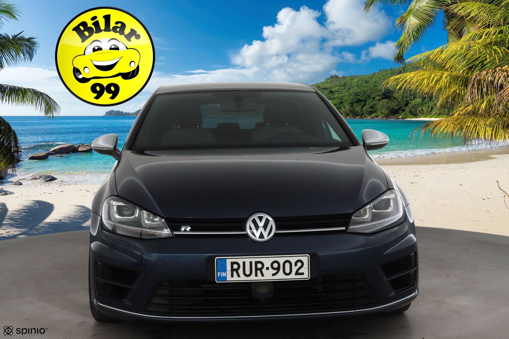 Volkswagen Golf 2016 R 2,0 TSI 221 kW 4MOTION DSG * ACC / P.kamera / Xenon / Sporttipenkit / Apple&Android * - Kahdet renkaat aluvanteilla 