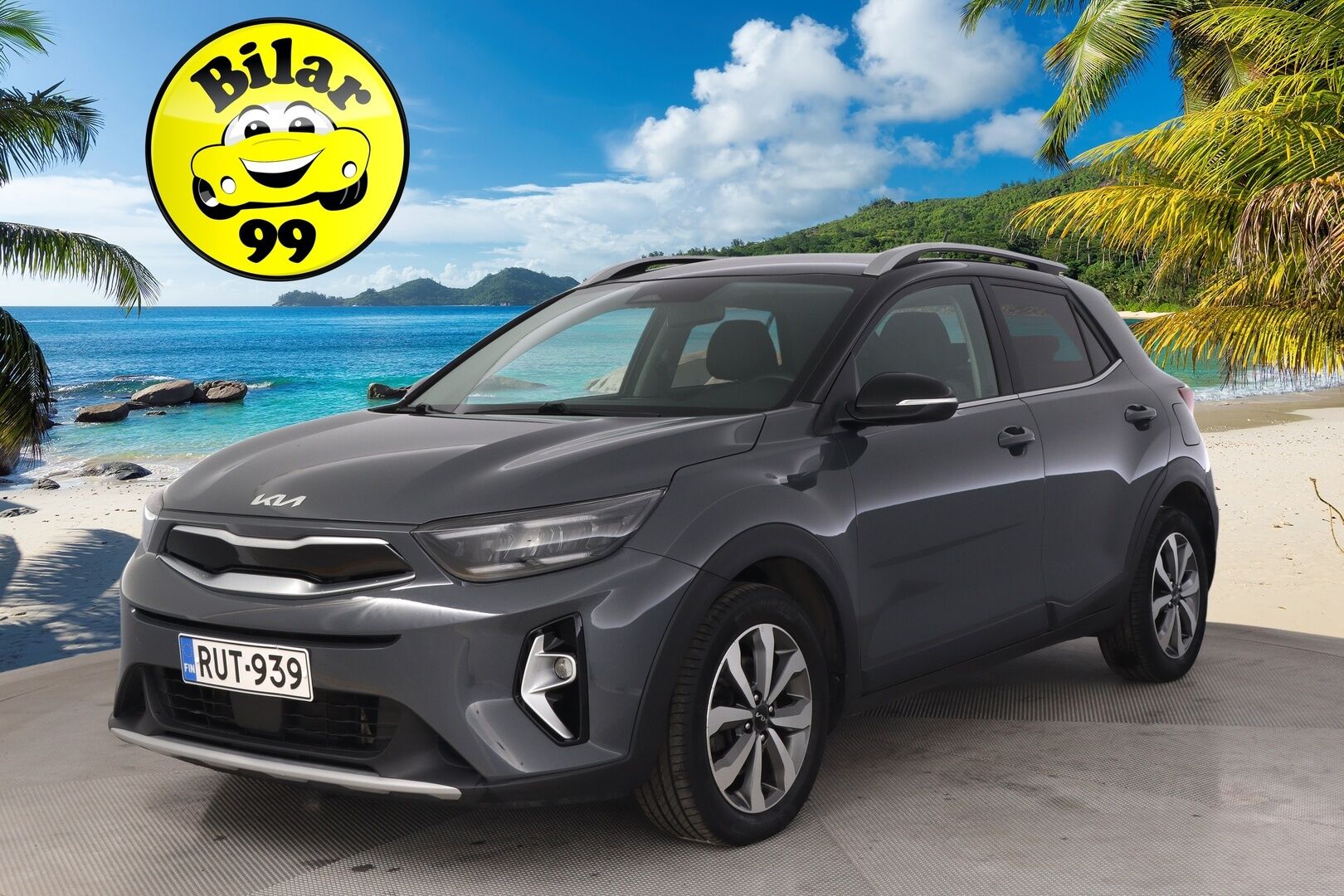 Kia Stonic 2022 1,0 T-GDI 100hv EX Design DCT *Premiun Pack / Kamera / Erikoisistuimet / App connect / Suomiauto* - 1.Omisteinen / Merkkihuollettu / 2x Alut / Pitkä leima / Todella siisti - HULLUT AVAJAISHULINAT KORKOTARJOUS 3,29 %