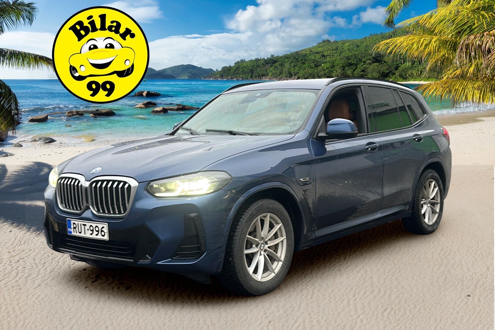 BMW X3 2022 G01 xDrive 30e A Charged Edition M Sport / Muistipenkki / Vetokoukku / Adapt. LED / P-Kamera / Eleohjaus / Hifi / Ambient / - 1 om. Suomi-Auto / Merkkihuollettu / Shadowline - HULLUT JOULUT KORKOTARJOUS 2,49% 
