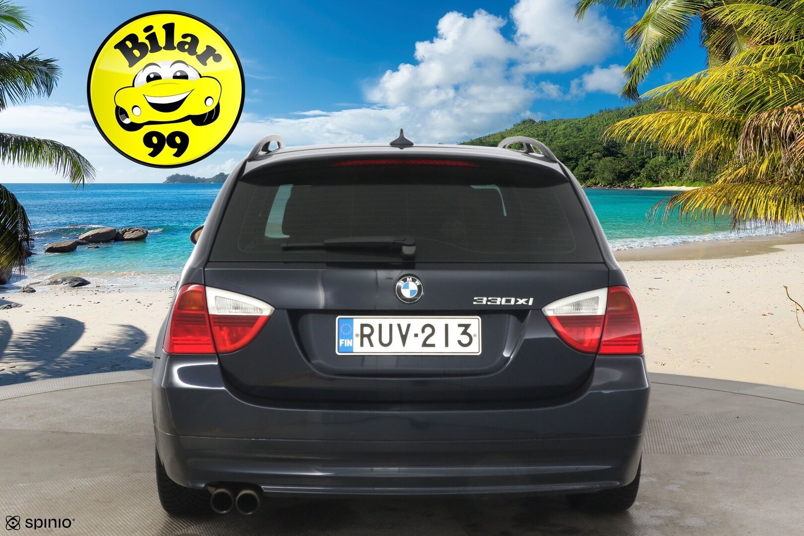 BMW 330 2007 xiA E91 Touring - YritysOutlet - Myydään vain yrityksille  **Sporttipenkit muistilla / Webasto / ACC / iDrive** - Kahdet renkaat vanteineen ja kattava huoltohistoria!