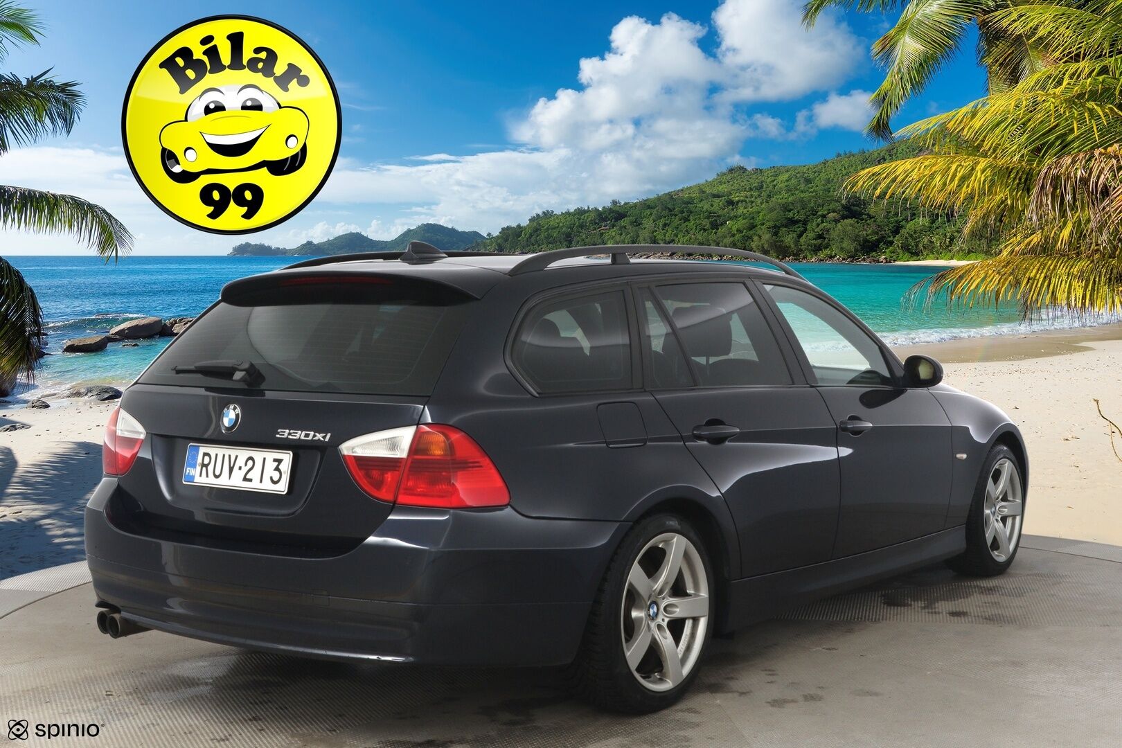 BMW 330 2007 xiA E91 Touring - YritysOutlet - Myydään vain yrityksille  **Sporttipenkit muistilla / Webasto / ACC / iDrive** - Kahdet renkaat vanteineen ja kattava huoltohistoria!