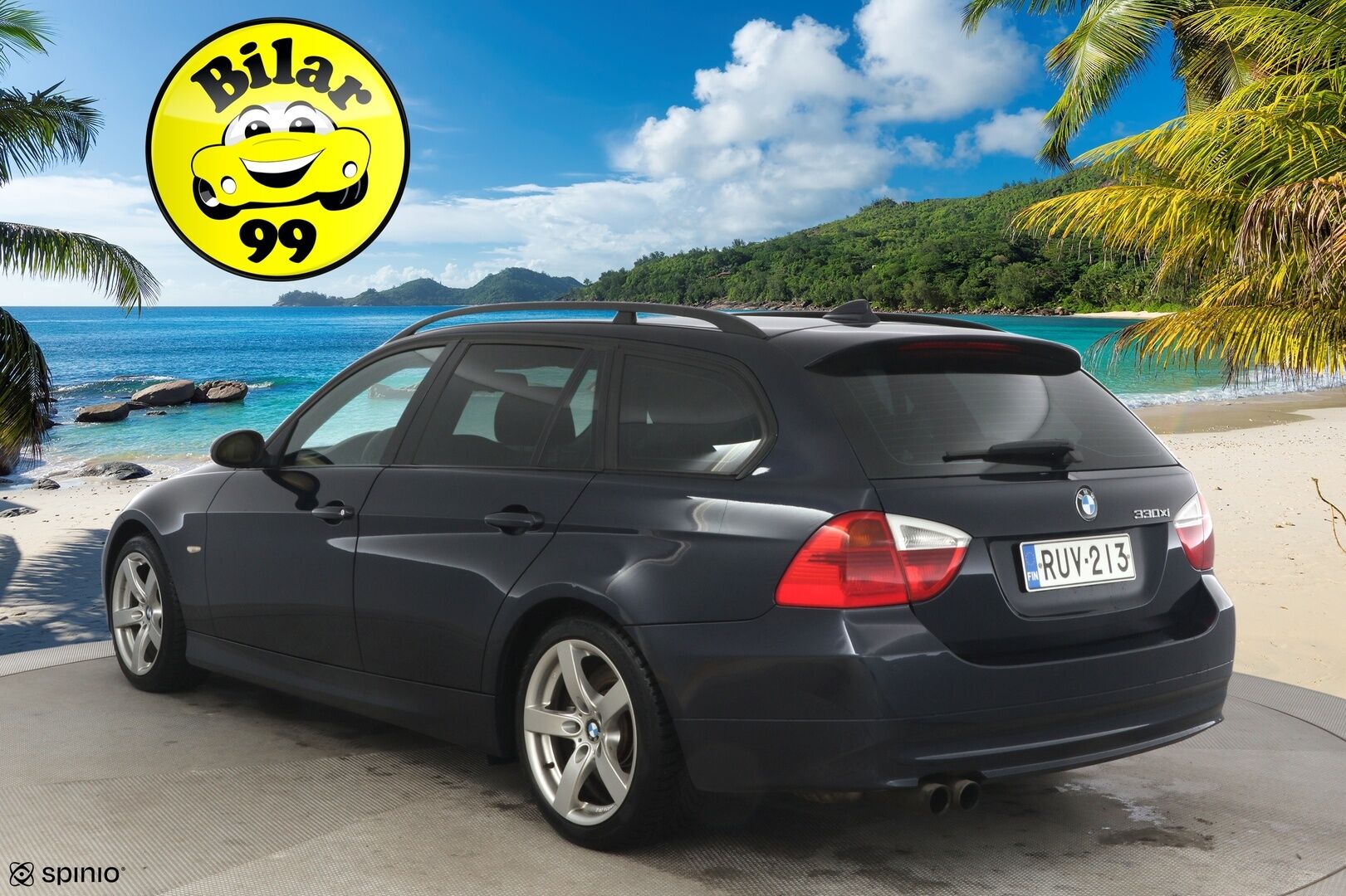 BMW 330 2007 xiA E91 Touring - YritysOutlet - Myydään vain yrityksille  **Sporttipenkit muistilla / Webasto / ACC / iDrive** - Kahdet renkaat vanteineen ja kattava huoltohistoria!