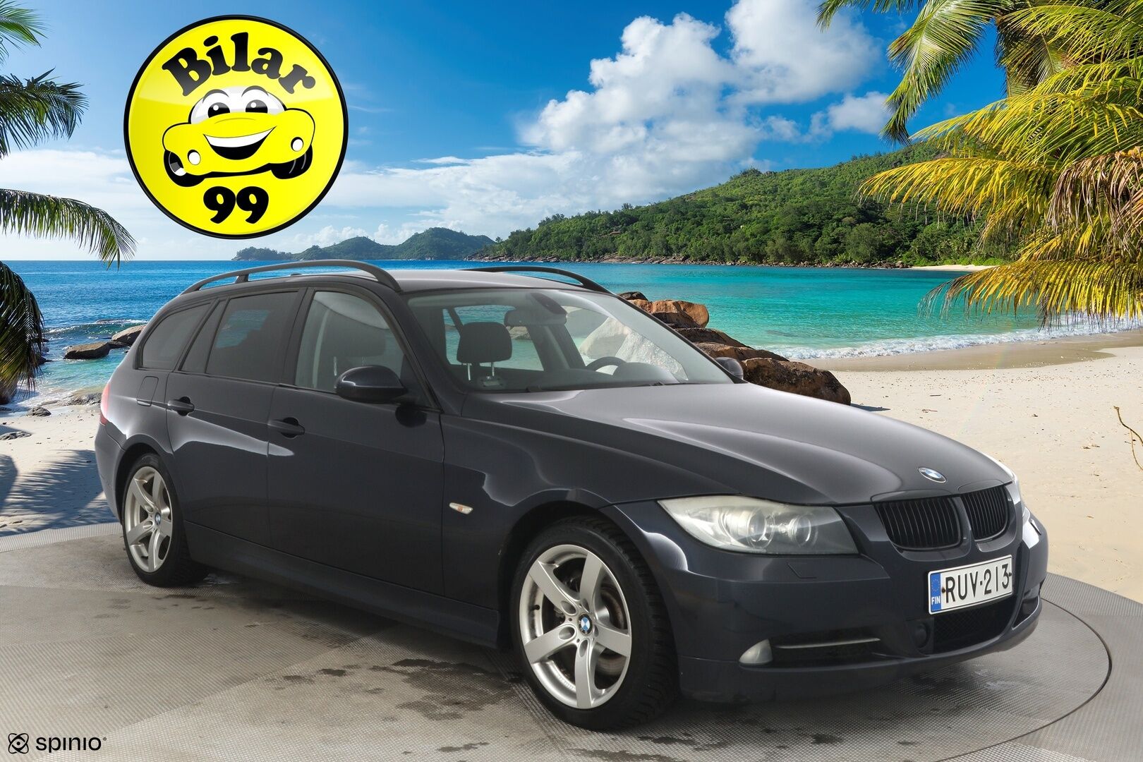 BMW 330 2007 xiA E91 Touring - YritysOutlet - Myydään vain yrityksille  **Sporttipenkit muistilla / Webasto / ACC / iDrive** - Kahdet renkaat vanteineen ja kattava huoltohistoria!