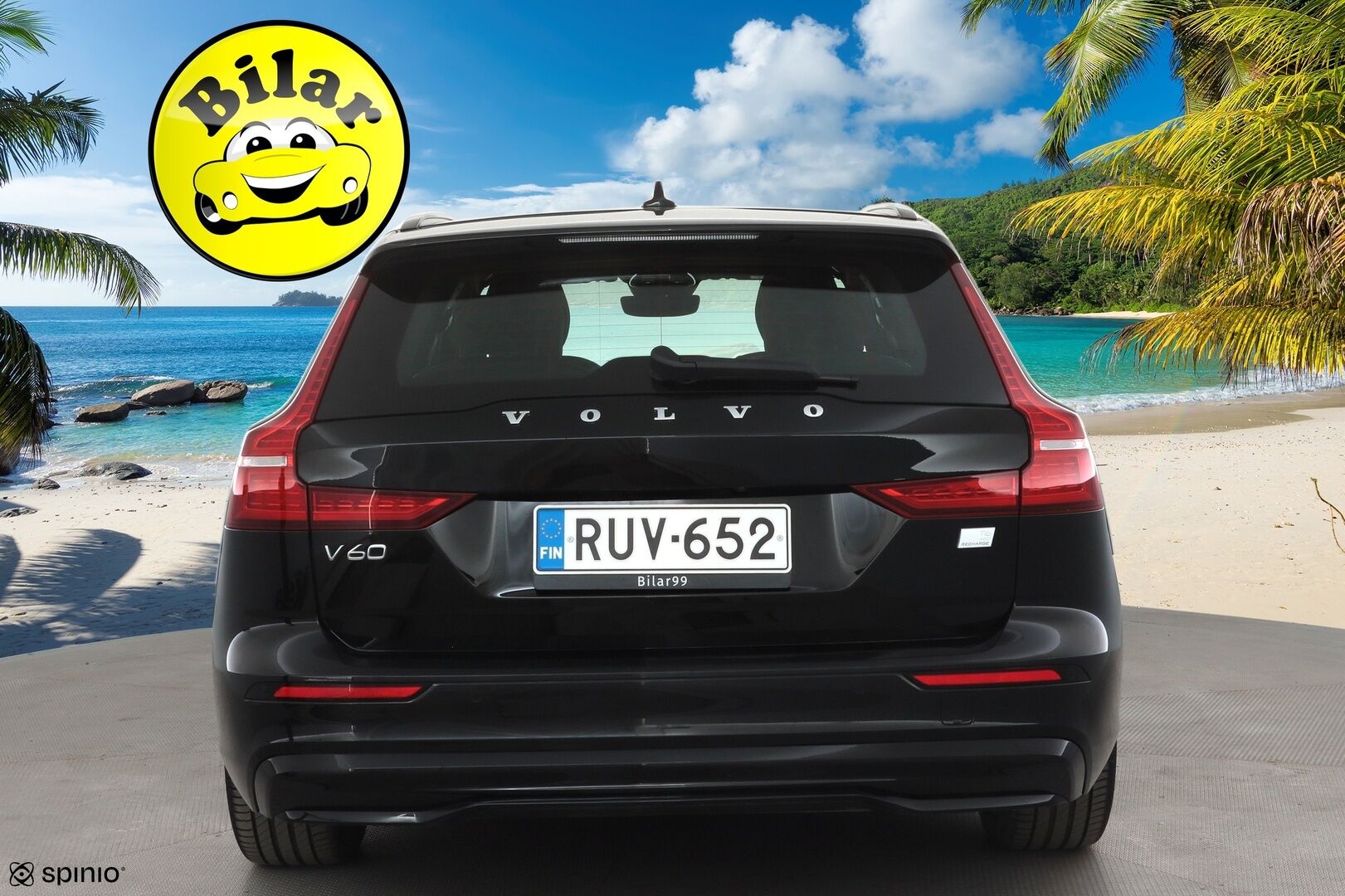 Volvo V60 2023 T6 AWD Long Range Plus Dark aut - | H&K | ACC | Full-LED | P.Kamera | Sporttipenkit Muistilla | Navi | Kaistavahti | Katveavustin | Keyless | Lisälämmitin | 1-om Suomi-auto | 2x Latauskaapelit | Kahdet renkaat | Merkkihuollot |