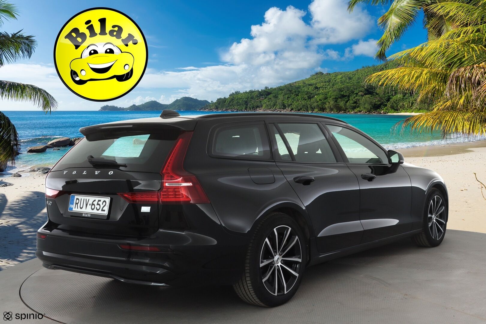 Volvo V60 2023 T6 AWD Long Range Plus Dark aut - | H&K | ACC | Full-LED | P.Kamera | Sporttipenkit Muistilla | Navi | Kaistavahti | Katveavustin | Keyless | Lisälämmitin | 1-om Suomi-auto | 2x Latauskaapelit | Kahdet renkaat | Merkkihuollot |