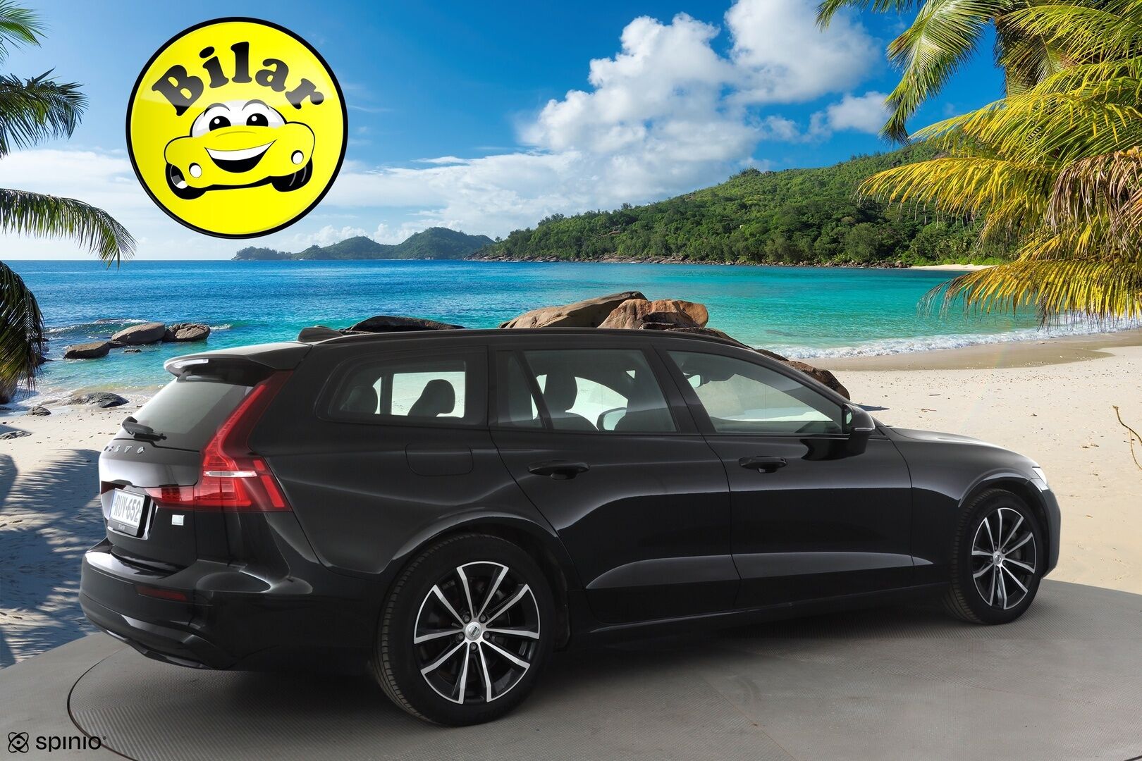 Volvo V60 2023 T6 AWD Long Range Plus Dark aut - | H&K | ACC | Full-LED | P.Kamera | Sporttipenkit Muistilla | Navi | Kaistavahti | Katveavustin | Keyless | Lisälämmitin | 1-om Suomi-auto | 2x Latauskaapelit | Kahdet renkaat | Merkkihuollot |
