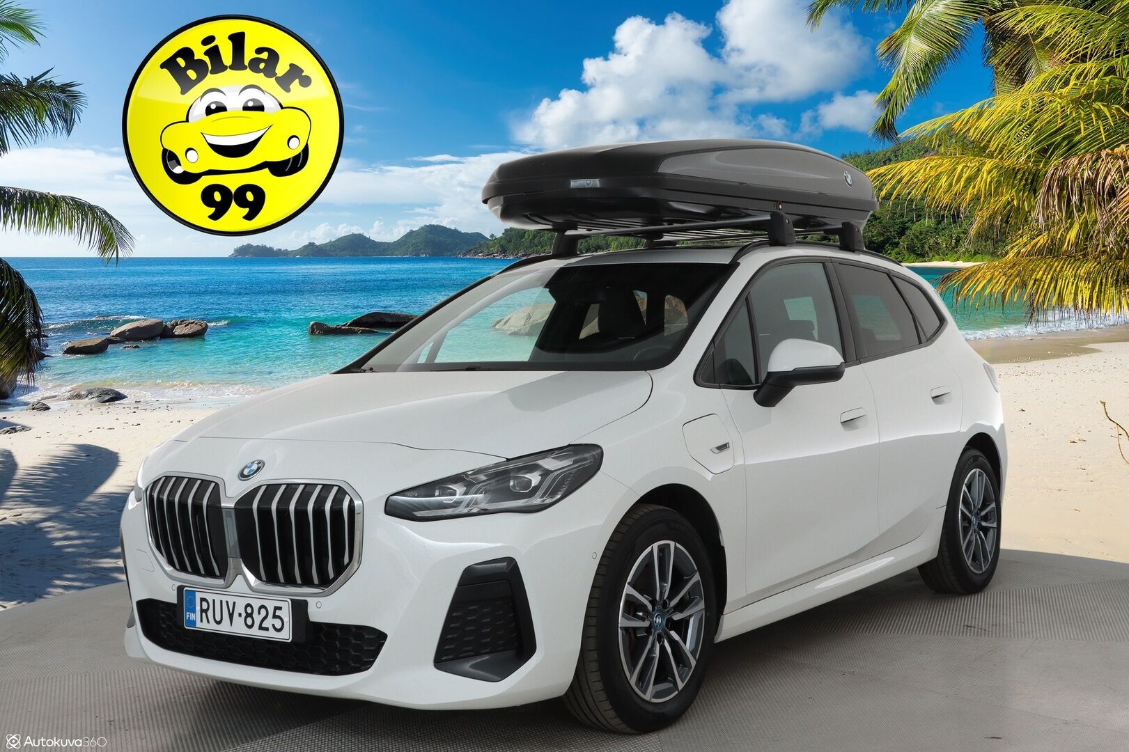 BMW 225 2023 U06 Active Tourer 225e xDrive Charged Edition M Sport **H&K / Panorama / Adapt. LED / Hierovat sporttipenkit / Koukku** - 3,99 % KORKOTARJOUS TÄHÄN AUTOON - Akku kuntotarkastettu! / 1-om. Suomi-auto / BMW Kattoboksi / Merkkihuollettu 