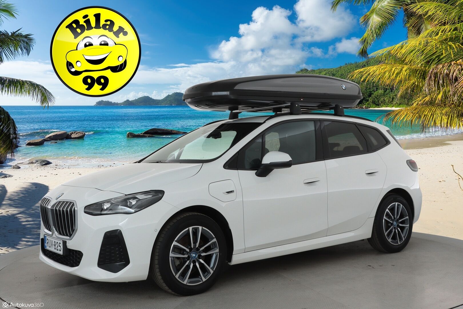 BMW 225 2023 U06 Active Tourer 225e xDrive Charged Edition M Sport **H&K / Panorama / Adapt. LED / Hierovat sporttipenkit / Koukku** - 3,99 % KORKOTARJOUS TÄHÄN AUTOON - Akku kuntotarkastettu! / 1-om. Suomi-auto / BMW Kattoboksi / Merkkihuollettu 