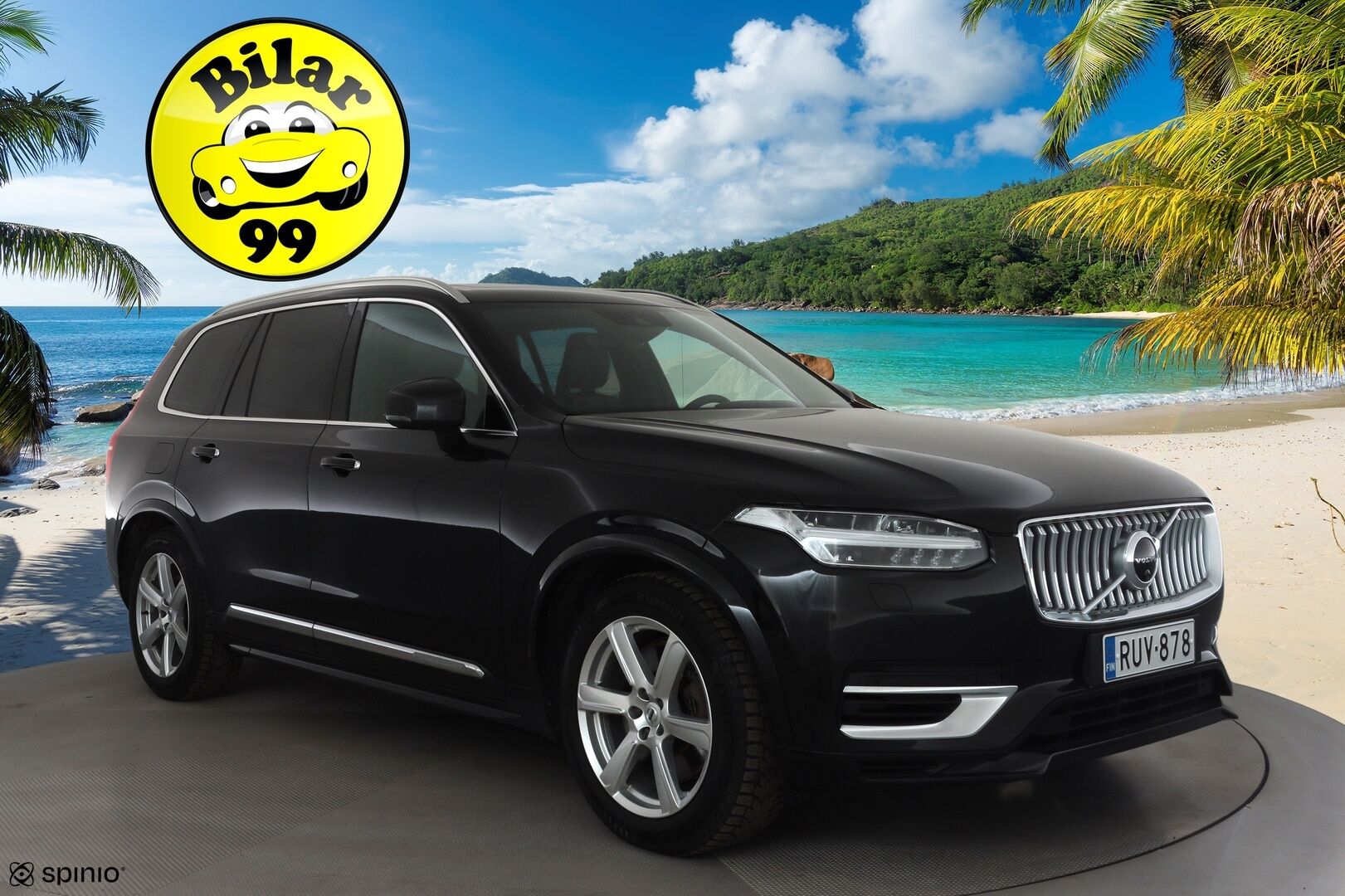 Volvo XC90 2020 T8 TwE AWD Inscription aut 7-P * ACC / HUD / Panorama / Ilma-alusta / Muistpenkit / Ilmastoidut nahat / Koukku / Full LED / 360° * - Webasto / Hierovat penkit / Kahdet renkaat aluvanteilla / Merkkihuollettu