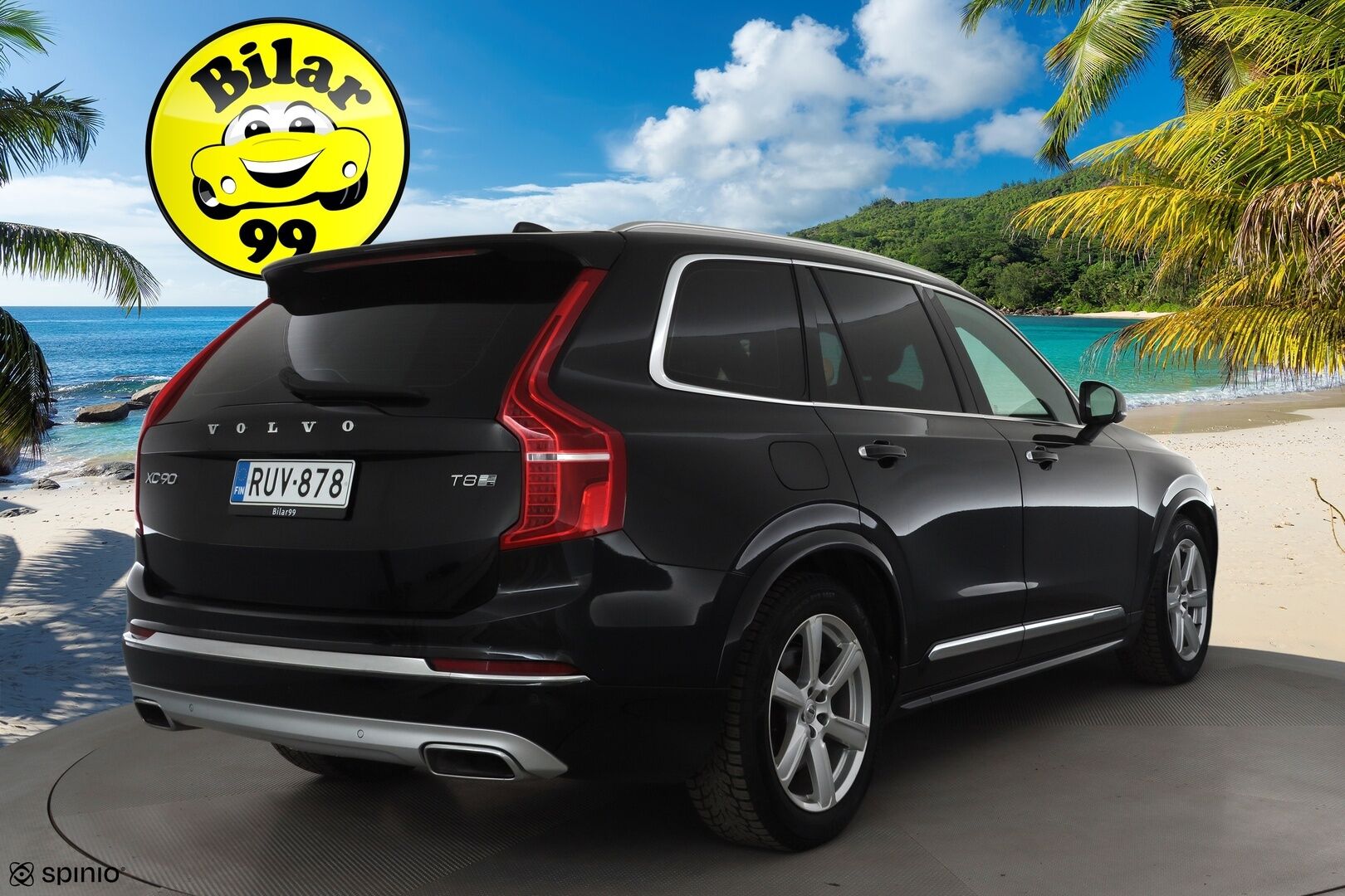 Volvo XC90 2020 T8 TwE AWD Inscription aut 7-P * ACC / HUD / Panorama / Ilma-alusta / Muistpenkit / Ilmastoidut nahat / Koukku / Full LED / 360° * - Webasto / Hierovat penkit / Kahdet renkaat aluvanteilla / Merkkihuollettu