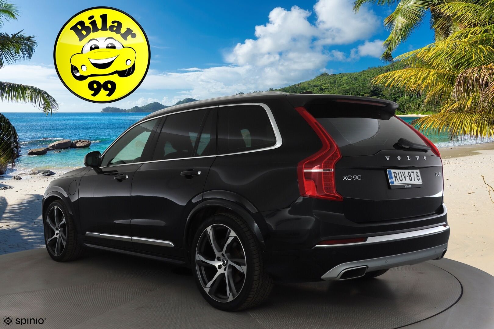Volvo XC90 2020 T8 TwE AWD Inscription aut 7-P * ACC / HUD / Panorama / Ilma-alusta / Muistpenkit / Ilmastoidut nahat / Koukku / Full LED / 360° * - Webasto / Hierovat penkit / Kahdet renkaat aluvanteilla / Merkkihuollettu