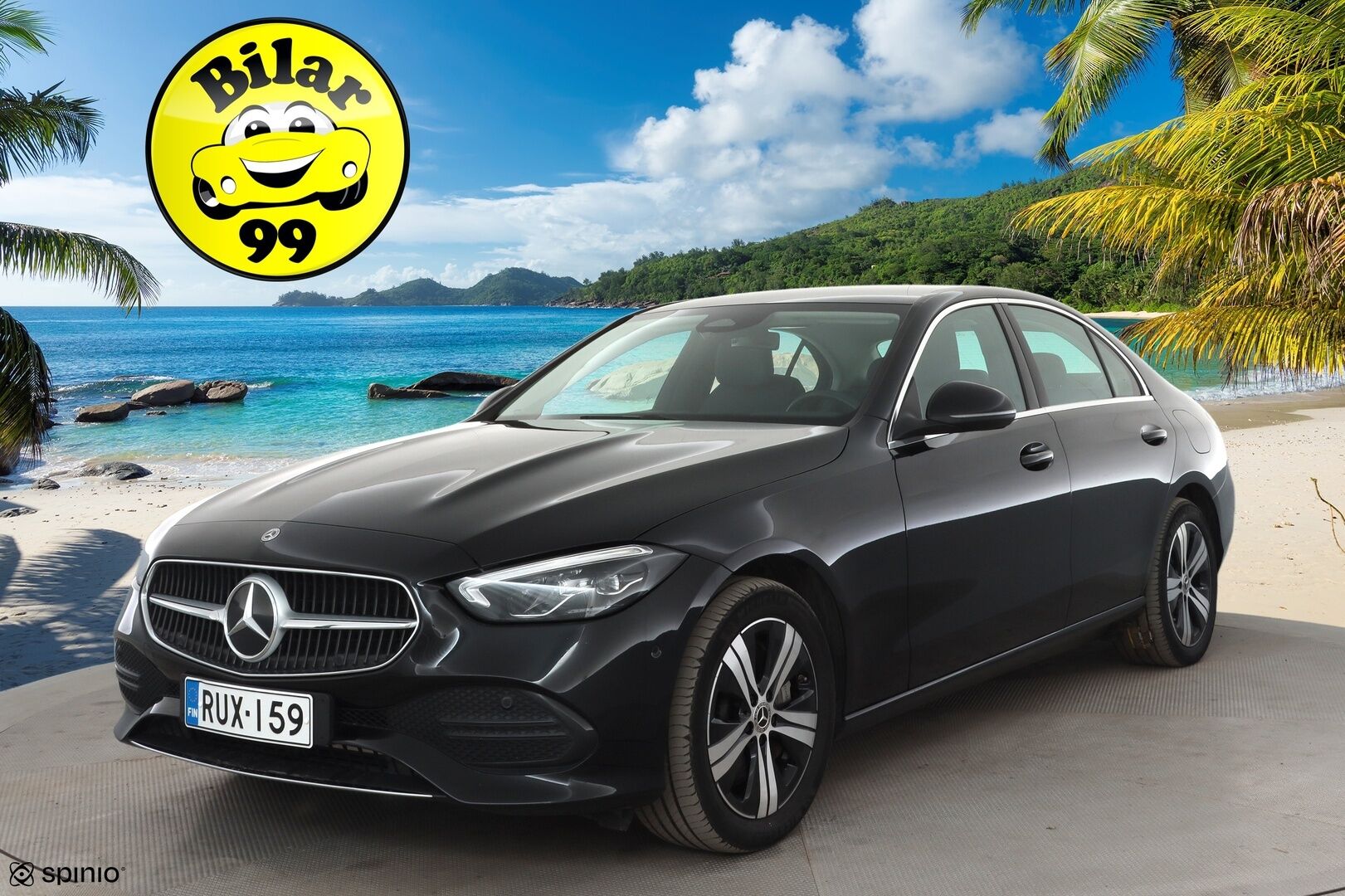 Mercedes-Benz C 2023 300 e A Business * Vakkari / Puolinahat / P.kamera / LED / Navi / Facelift * - 1.Om Suomi-auto / Kahdet renkaat aluvanteilla / Merkkihuollettu