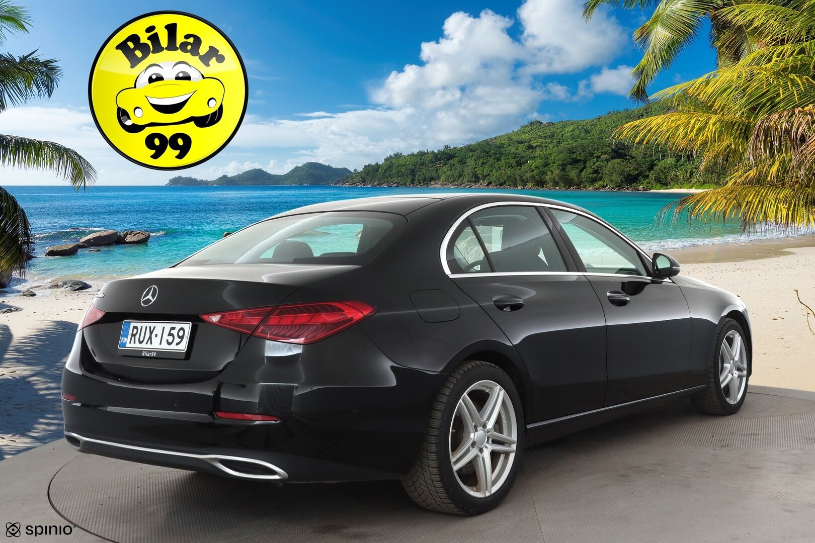 Mercedes-Benz C 2023 300 e A Business * Vakkari / Puolinahat / P.kamera / LED / Navi / Facelift * - 1.Om Suomi-auto / Kahdet renkaat aluvanteilla / Merkkihuollettu