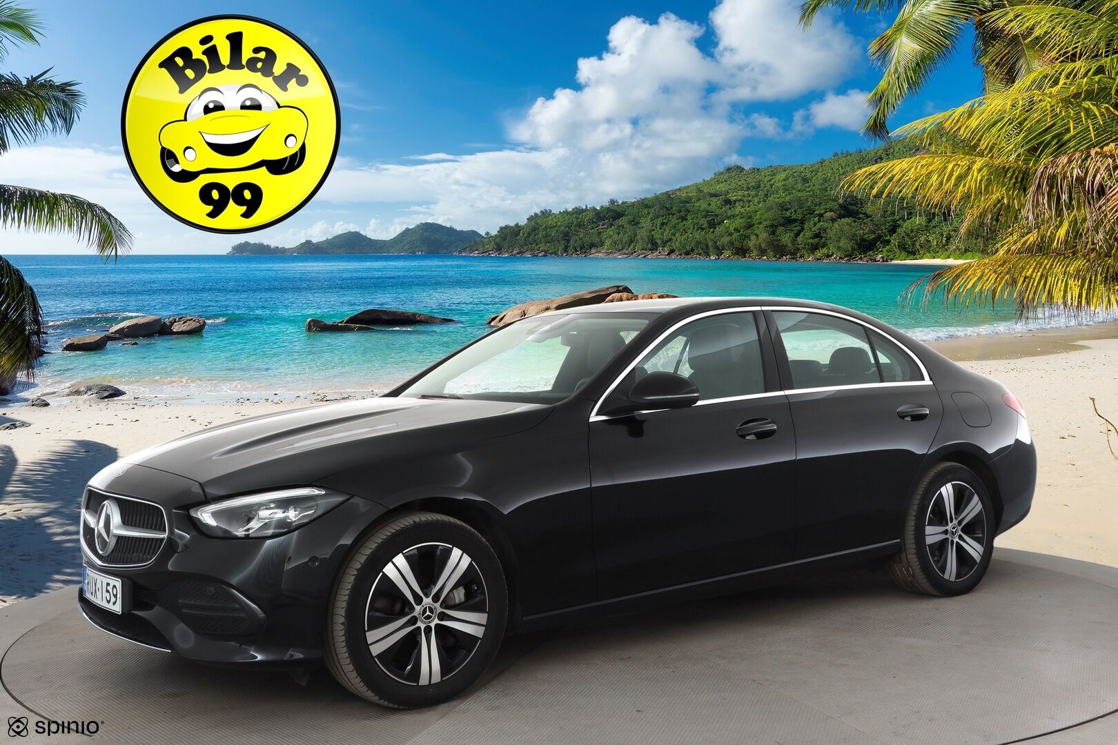 Mercedes-Benz C 2023 300 e A Business * Vakkari / Puolinahat / P.kamera / LED / Navi / Facelift * - 1.Om Suomi-auto / Kahdet renkaat aluvanteilla / Merkkihuollettu