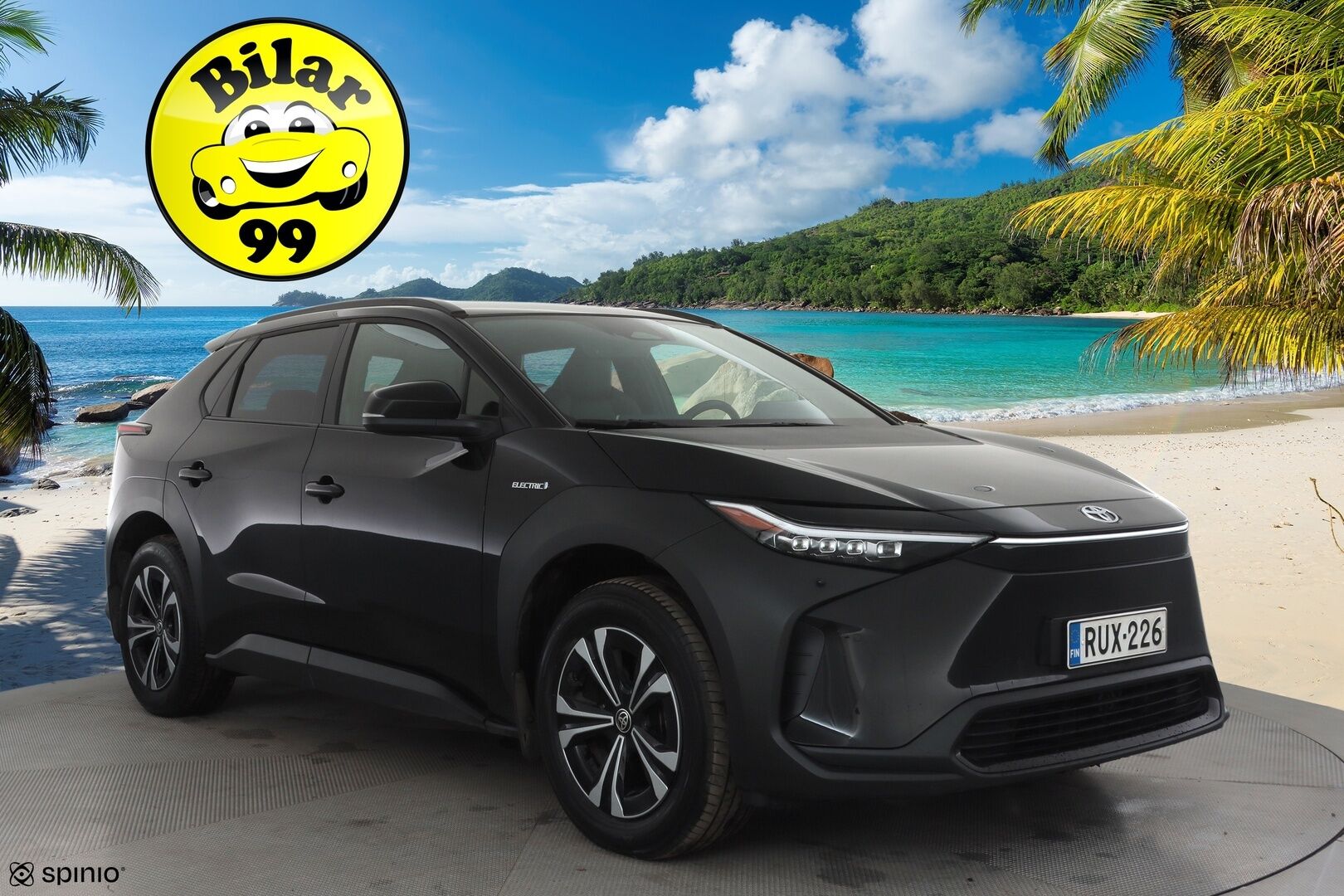 Toyota bZ4X 2023 Launch Edition * ACC / ILP / P.Kamera / Navi / LED / Keyless / Sähköpenkki / Puolinahat * - Suomi-auto / Kahdet renkaat aluvanteilla / Merkkihuollettu / Juuri huollettu - HULLUT AVAJAISHULINAT KORKOTARJOUS 3,29 %