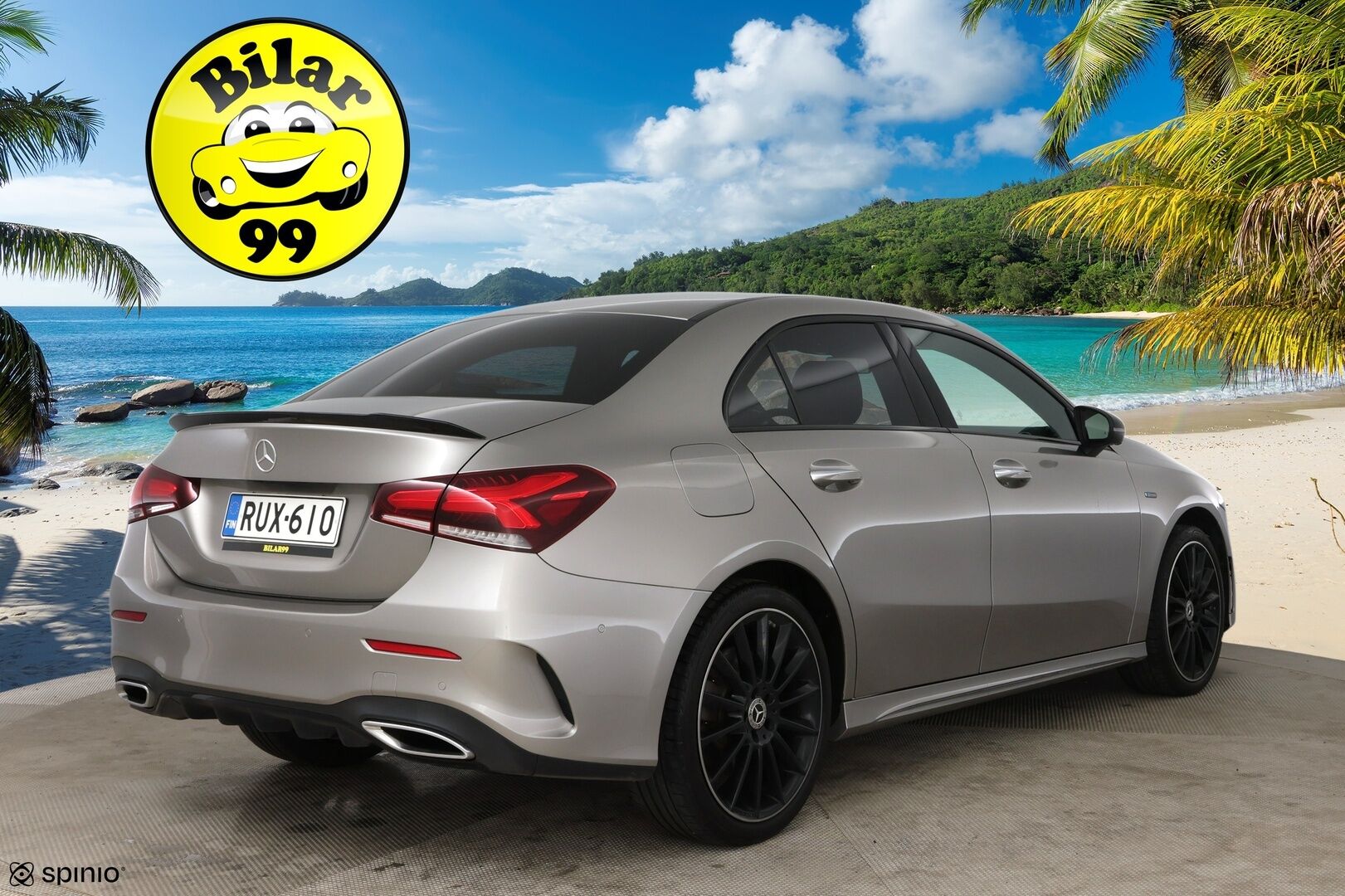 Mercedes-Benz A 2020 250 e A AMG Exclusive EQ Power / Multibeam / Ilmastoidut Nahat / 360° / Keyless / BLIS / Apple & Android - 3,99 % KORKOTARJOUS TÄHÄN AUTOON - Distronic Pro / Burmester / Widescreen / CCS-lataus / Night -paketti / Merkkihuollettu / Huippuvarusteet!