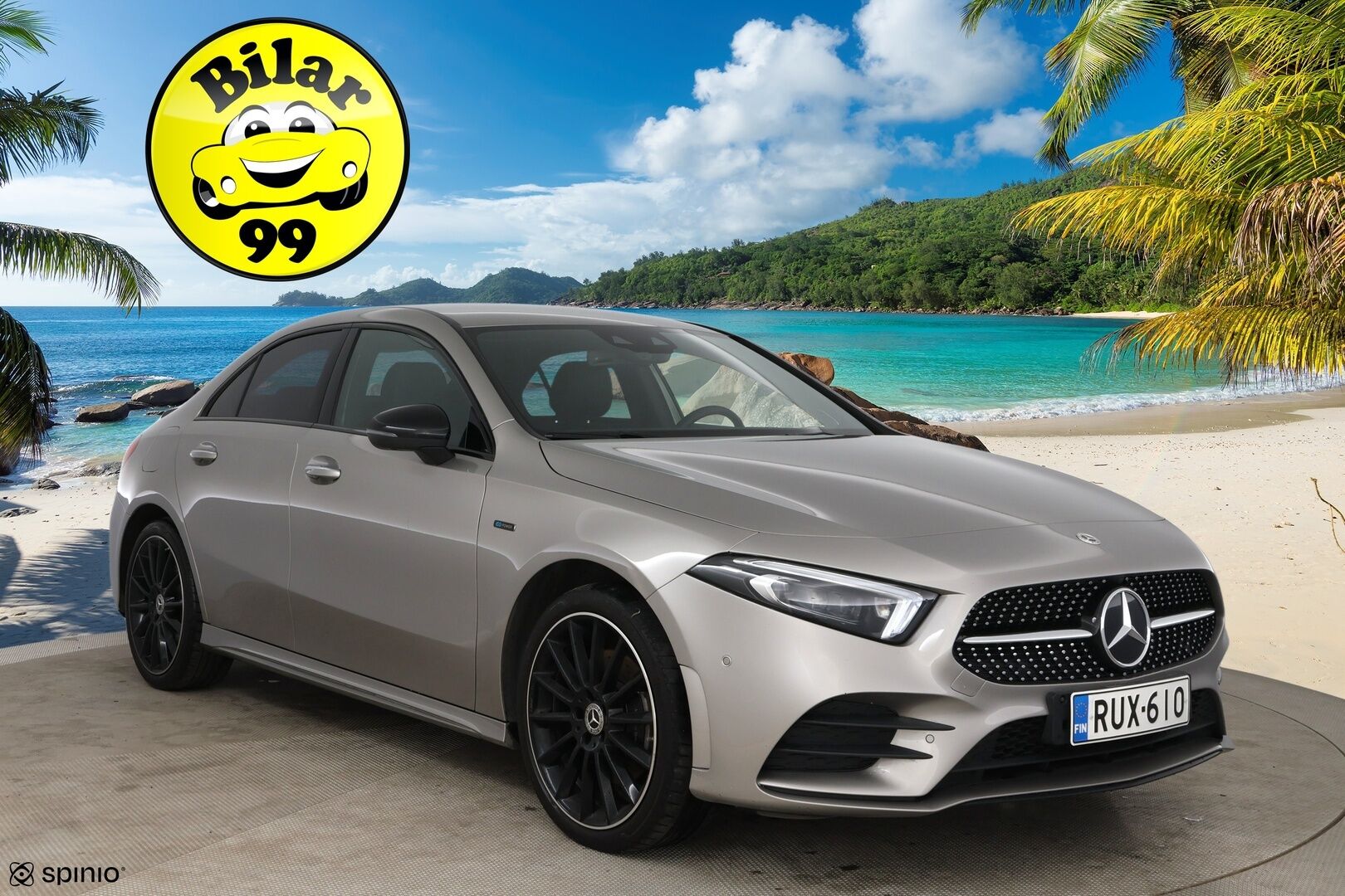 Mercedes-Benz A 2020 250 e A AMG Exclusive EQ Power / Multibeam / Ilmastoidut Nahat / 360° / Keyless / BLIS / Apple & Android - 3,99 % KORKOTARJOUS TÄHÄN AUTOON - Distronic Pro / Burmester / Widescreen / CCS-lataus / Night -paketti / Merkkihuollettu / Huippuvarusteet!