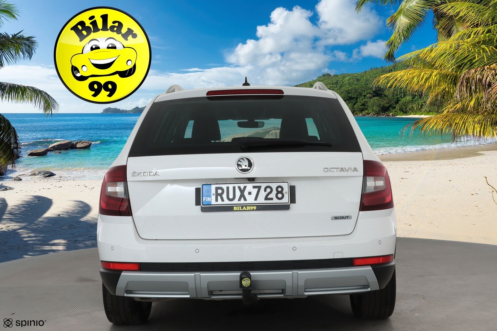 Skoda Octavia 2020 Combi 2,0 TDI 184 4x4 Scout DSG Autom. **Webasto / Koukku / Adapt.Vakkari / LED-valot / P.Kamera / Navi / Keyless** - Kahdet Renkaat 