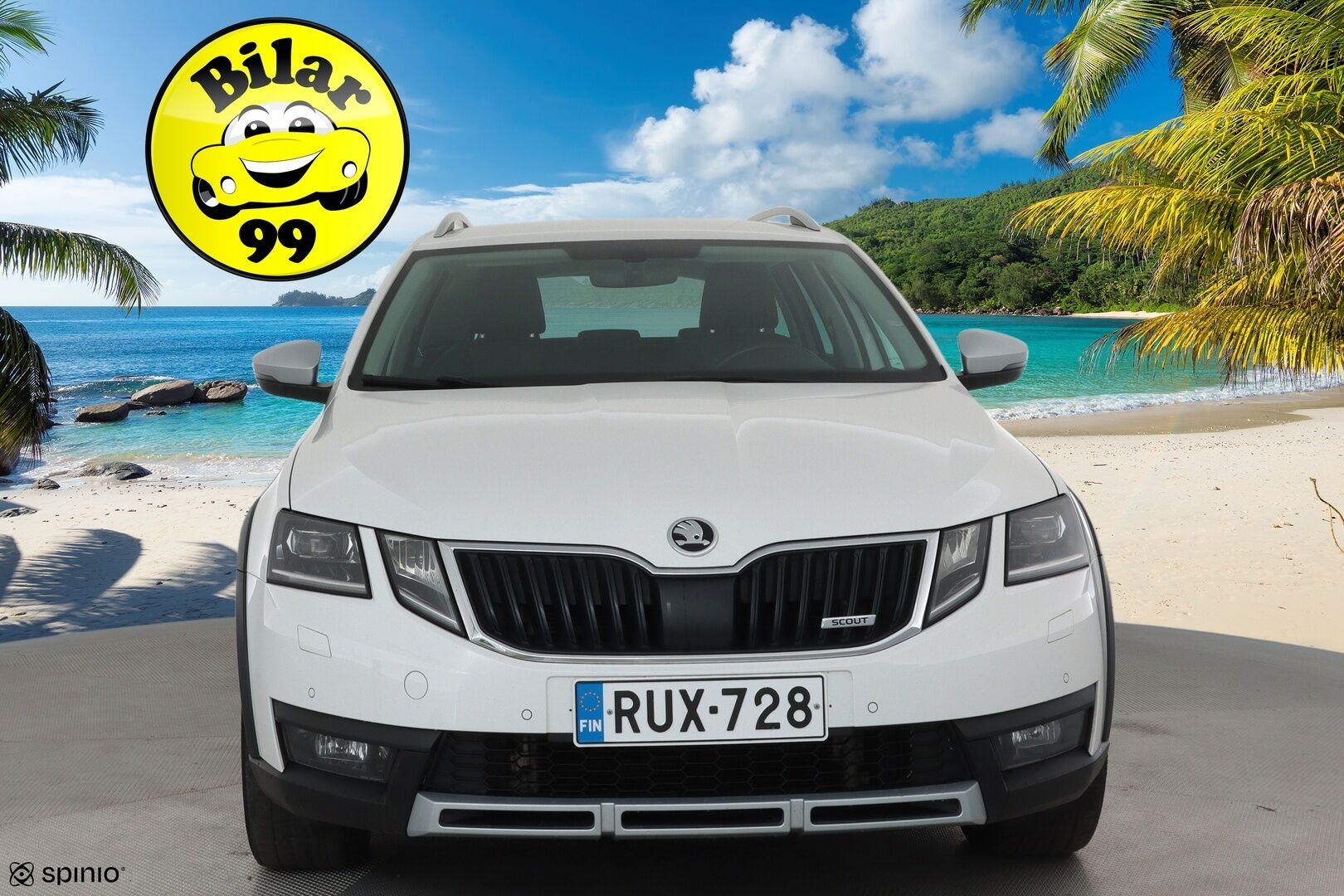 Skoda Octavia 2020 Combi 2,0 TDI 184 4x4 Scout DSG Autom. **Webasto / Koukku / Adapt.Vakkari / LED-valot / P.Kamera / Navi / Keyless** - Kahdet Renkaat 