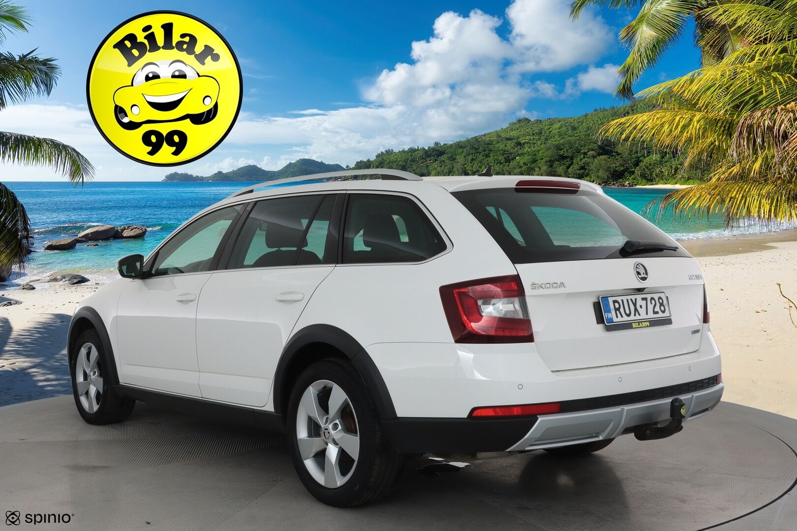 Skoda Octavia 2020 Combi 2,0 TDI 184 4x4 Scout DSG Autom. **Webasto / Koukku / Adapt.Vakkari / LED-valot / P.Kamera / Navi / Keyless** - Kahdet Renkaat 
