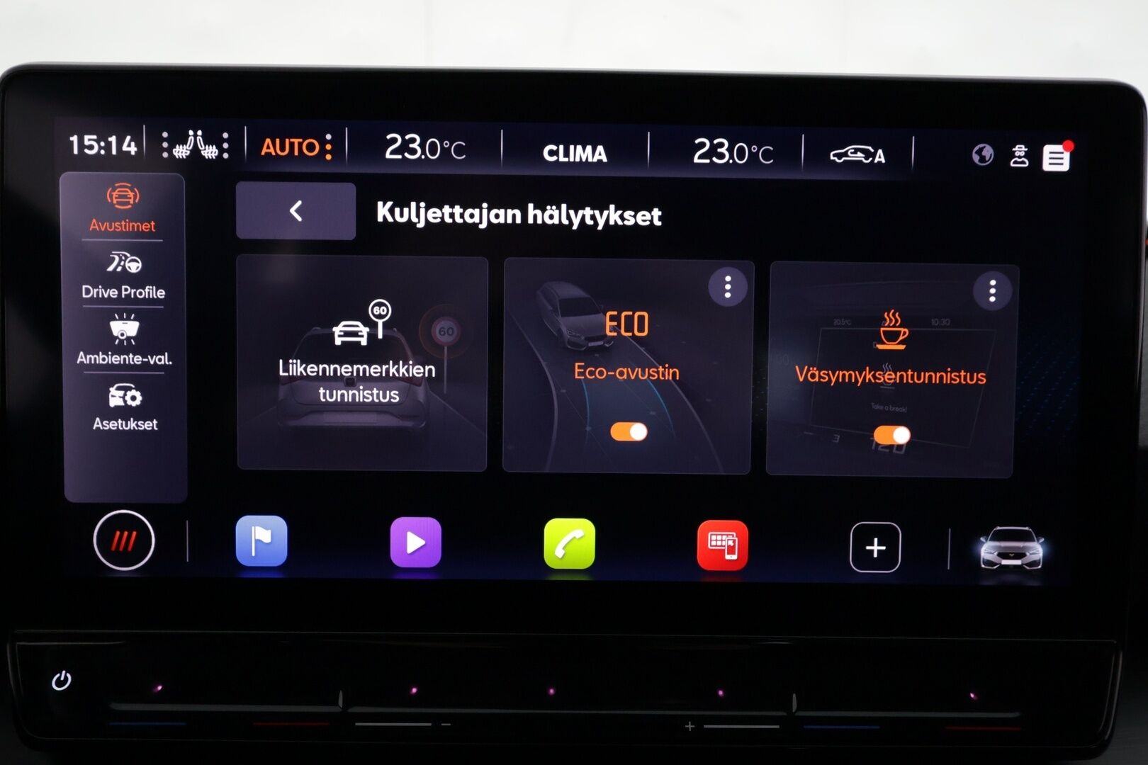 Cupra Leon Sportstourer 2023 1.5 eTSI 110 kW MHEV DSG - | ACC | LED | P.Kamera | Navi | Kaistavahti | Keyless | Apple&Android | Suomi-auto | Kahdet renkaat | Merkkihuollot |