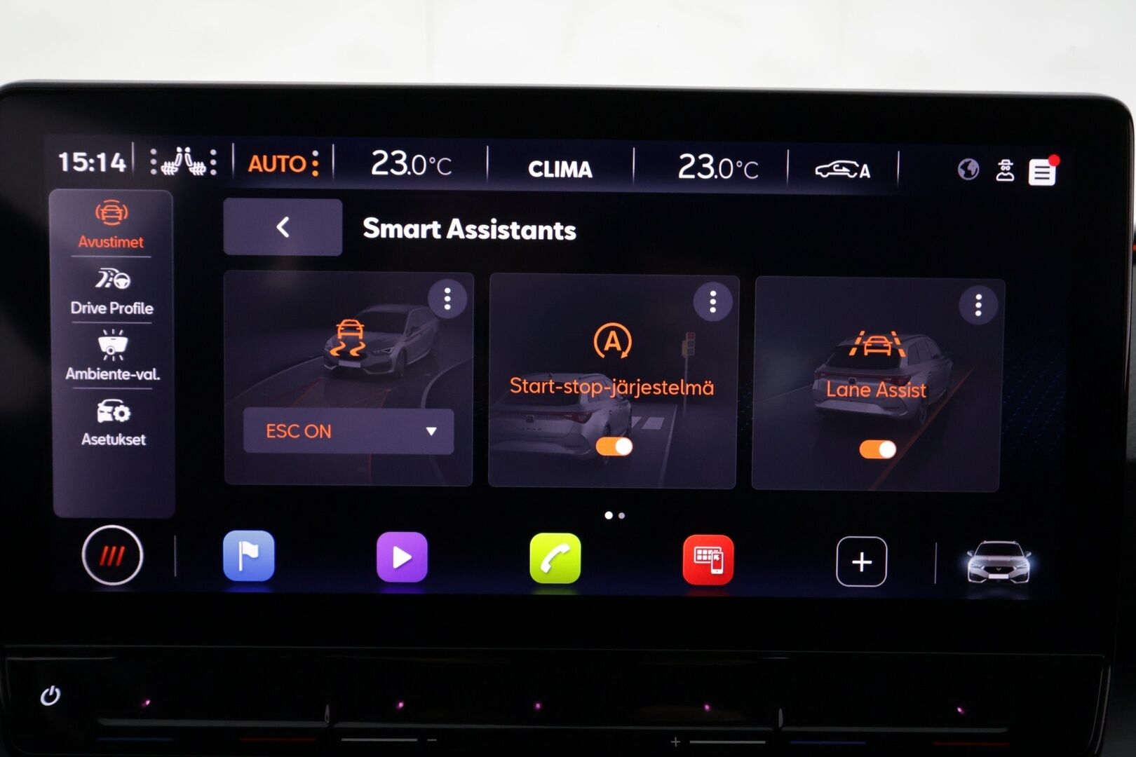 Cupra Leon Sportstourer 2023 1.5 eTSI 110 kW MHEV DSG - | ACC | LED | P.Kamera | Navi | Kaistavahti | Keyless | Apple&Android | Suomi-auto | Kahdet renkaat | Merkkihuollot |