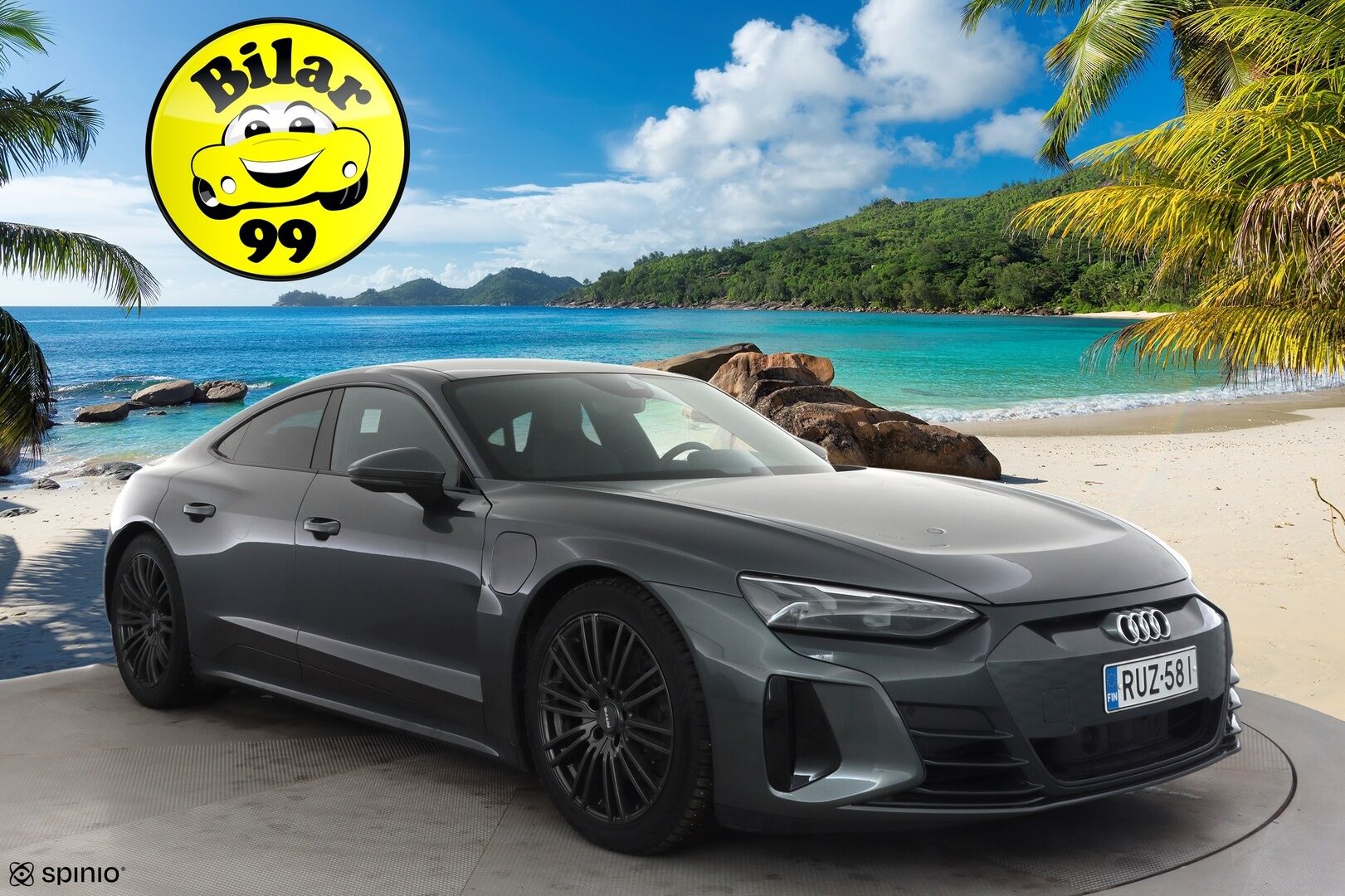 Audi e-tron GT 2023 60 quattro * ACC / B&O / Ilma-alusta / P.kamera / Matrix LED / ILP / Lasikatto / Keyless / Sähköpenkit * - 1.Om Suomi-auto / Akku kuntotarkastettu / Merkkihuollettu