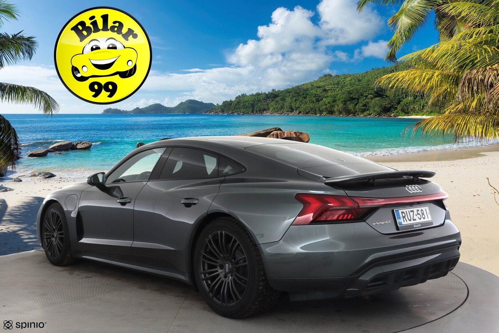 Audi e-tron GT 2023 60 quattro * ACC / B&O / Ilma-alusta / P.kamera / Matrix LED / ILP / Lasikatto / Keyless / Sähköpenkit * - 1.Om Suomi-auto / Akku kuntotarkastettu / Merkkihuollettu