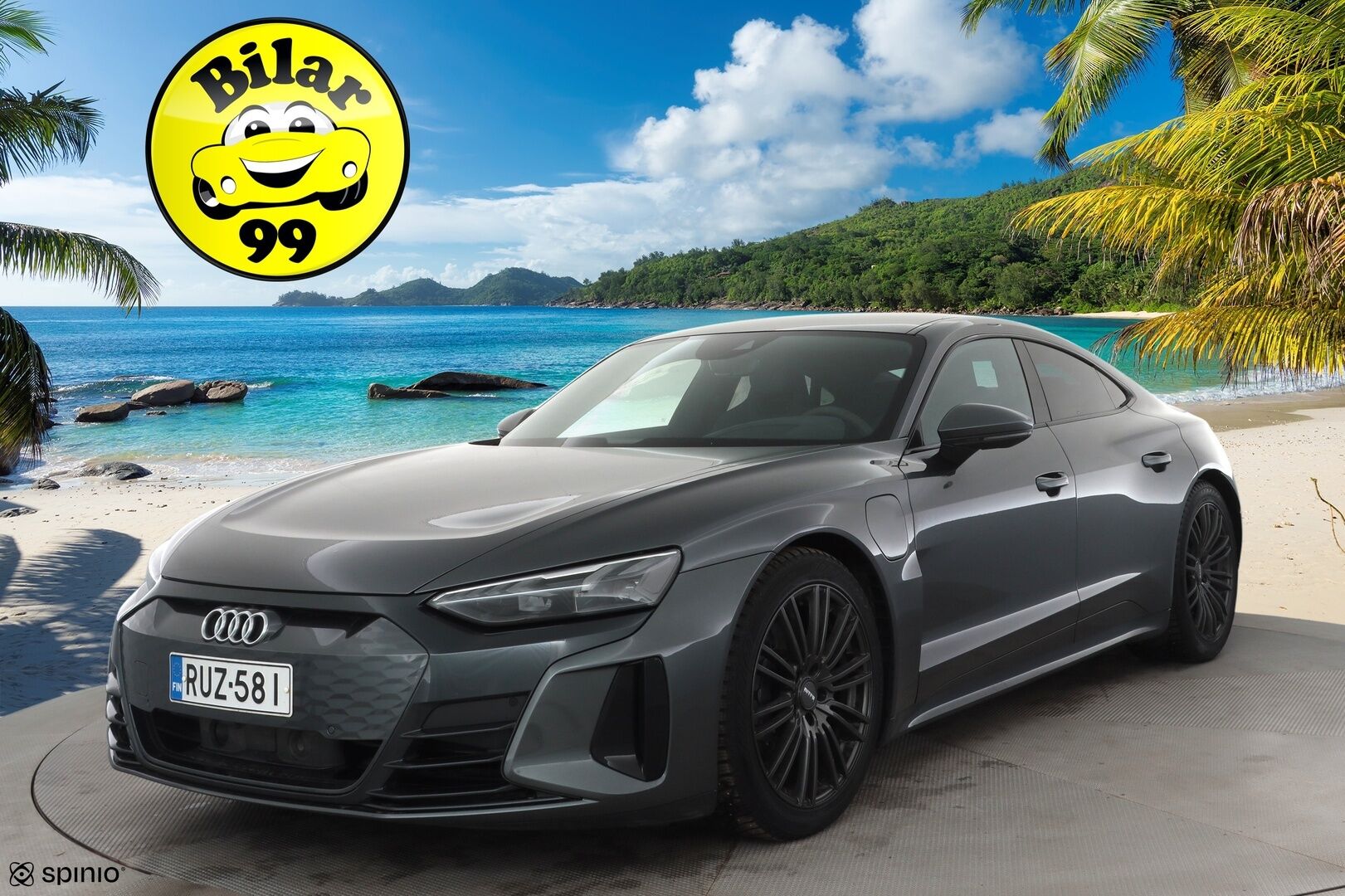 Audi e-tron GT 2023 60 quattro * ACC / B&O / Ilma-alusta / P.kamera / Matrix LED / ILP / Lasikatto / Keyless / Sähköpenkit * - 1.Om Suomi-auto / Akku kuntotarkastettu / Merkkihuollettu