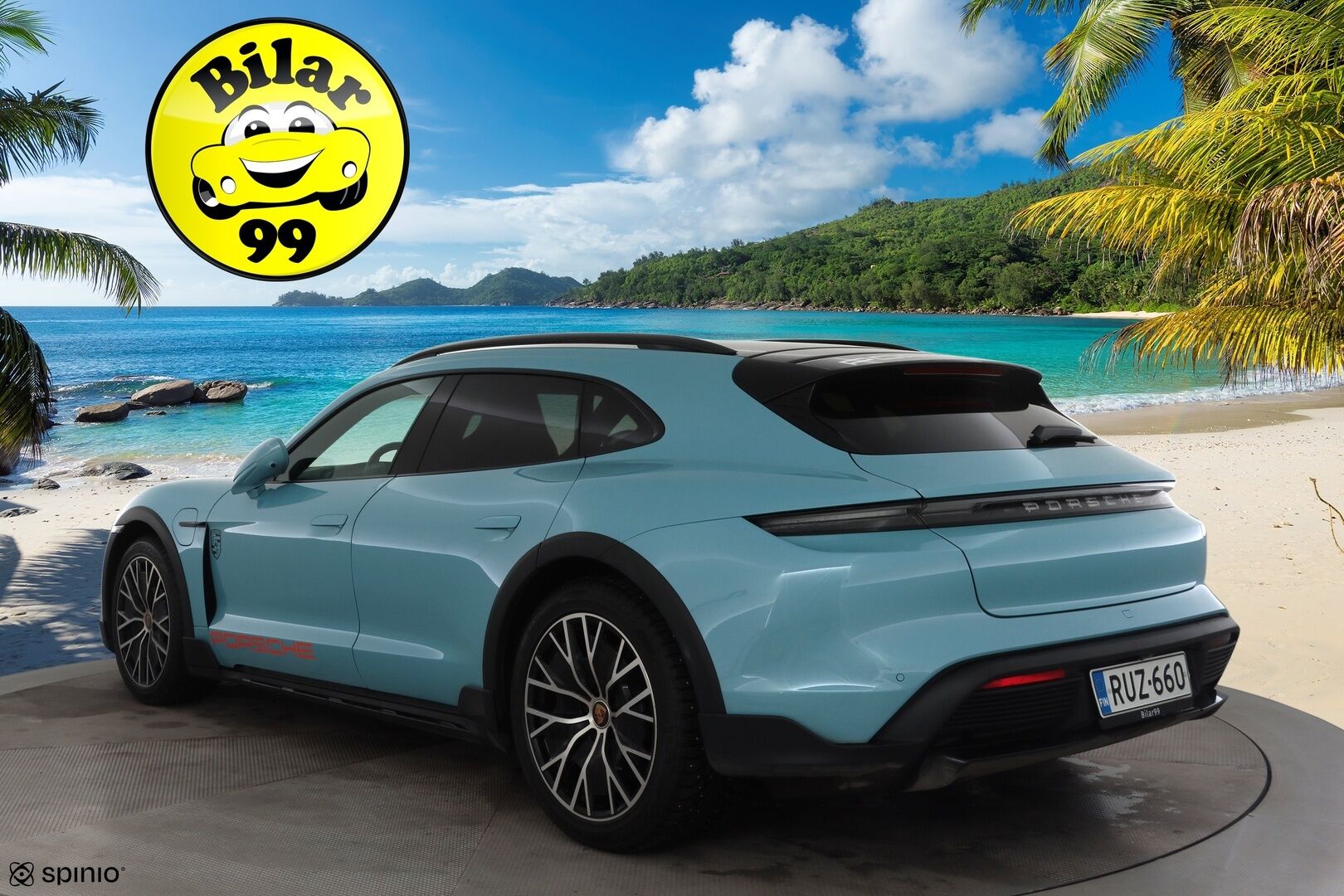 Porsche Taycan 2023 4 Cross Turismo * ACC / 360° / ILP / Muistipenkit / PDLS+ / PASM / Sport Chrono / Lasikatto / Comfort Access / Navi * - Suomi-auto / Kahdet renkaat aluvanteilla / Merkkihuollettu / Akku kuntotarkastettu