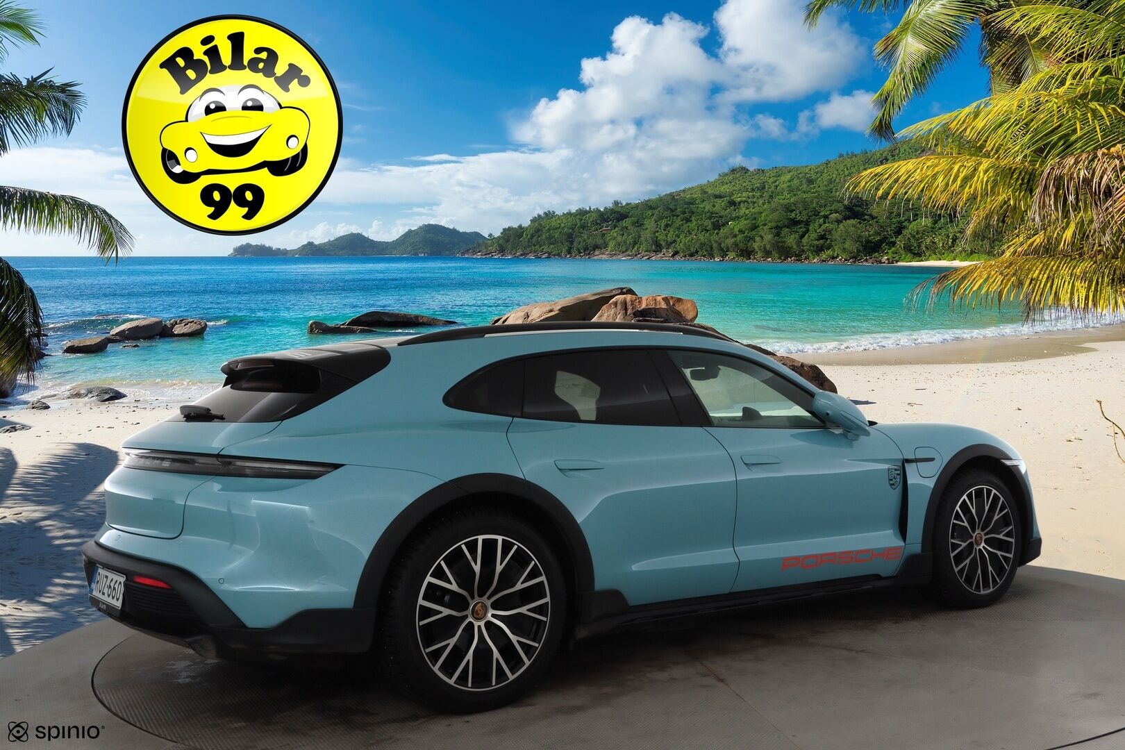 Porsche Taycan 2023 4 Cross Turismo * ACC / 360° / ILP / Muistipenkit / PDLS+ / PASM / Sport Chrono / Lasikatto / Comfort Access / Navi * - Suomi-auto / Kahdet renkaat aluvanteilla / Merkkihuollettu / Akku kuntotarkastettu