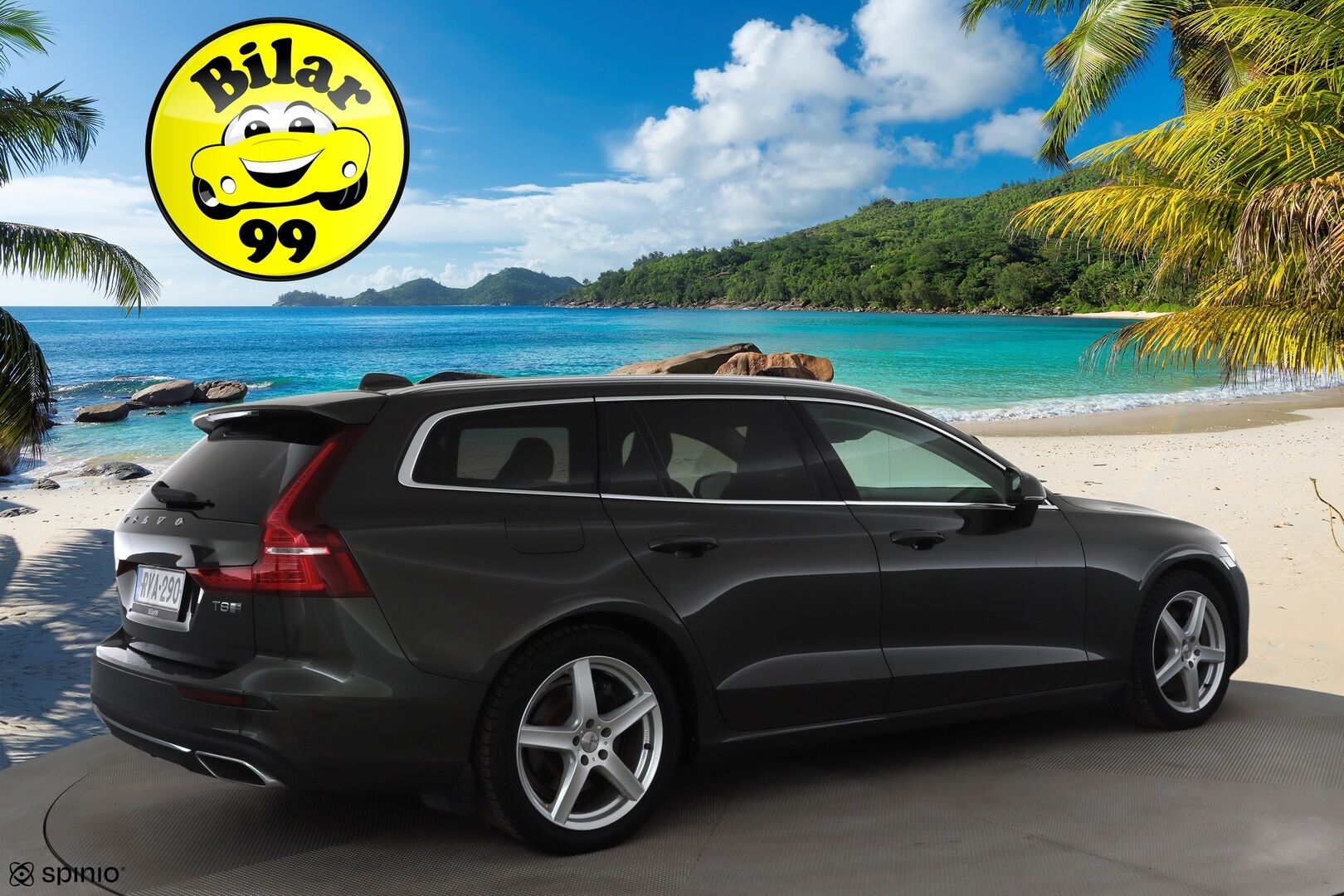 Volvo V60 2019 T8 AWD Inscription aut * ACC / P.kamera / Webasto / LED / Koukku / Panorama / Muistipenkki / Sporttinahat / KeylessGo * - Kahdet renkaat aluvanteilla / Merkkihuollettu - HULLUT AVAJAISHULINAT KORKOTARJOUS 3,29 %