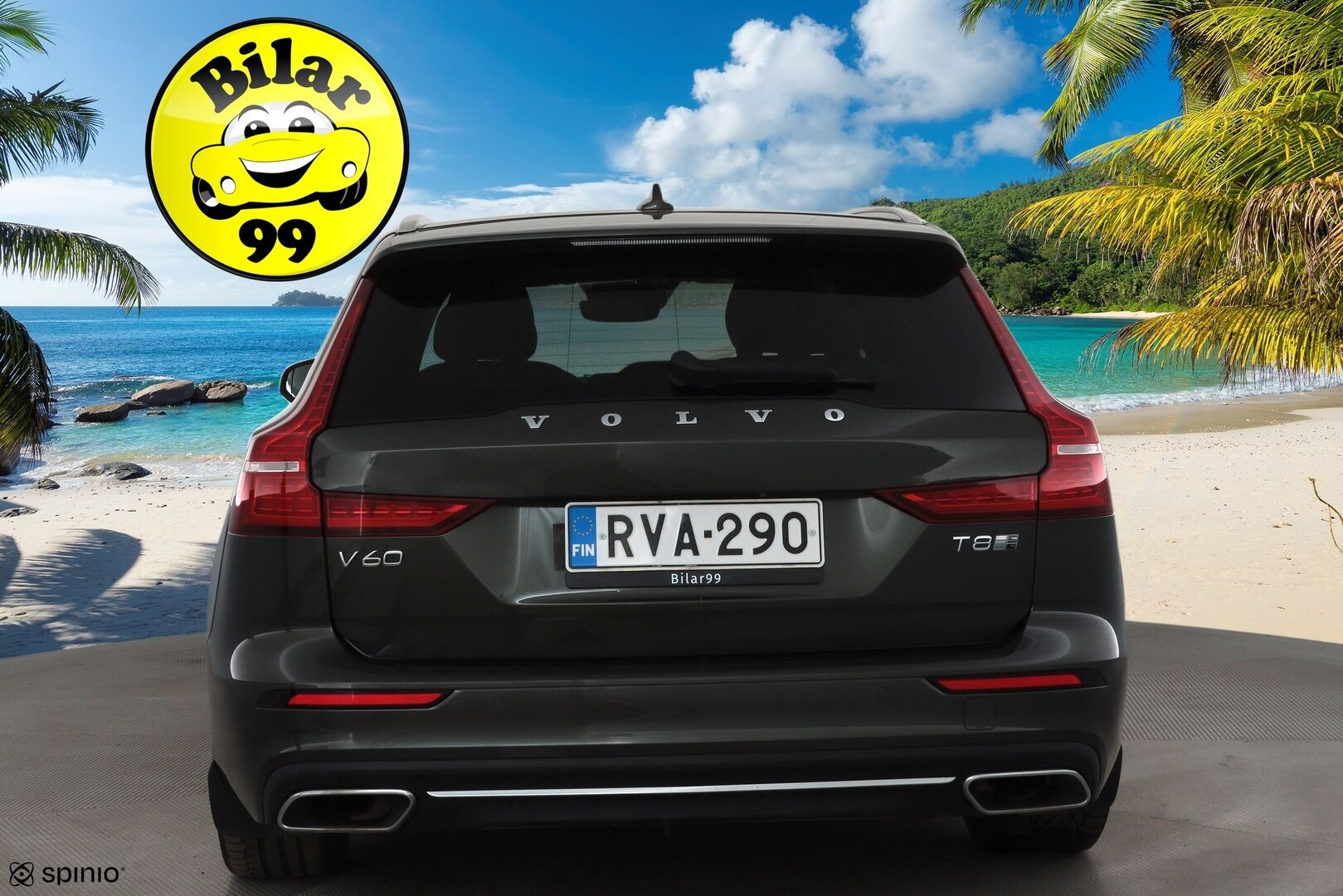 Volvo V60 2019 T8 AWD Inscription aut * ACC / P.kamera / Webasto / LED / Koukku / Panorama / Muistipenkki / Sporttinahat / KeylessGo * - Kahdet renkaat aluvanteilla / Merkkihuollettu