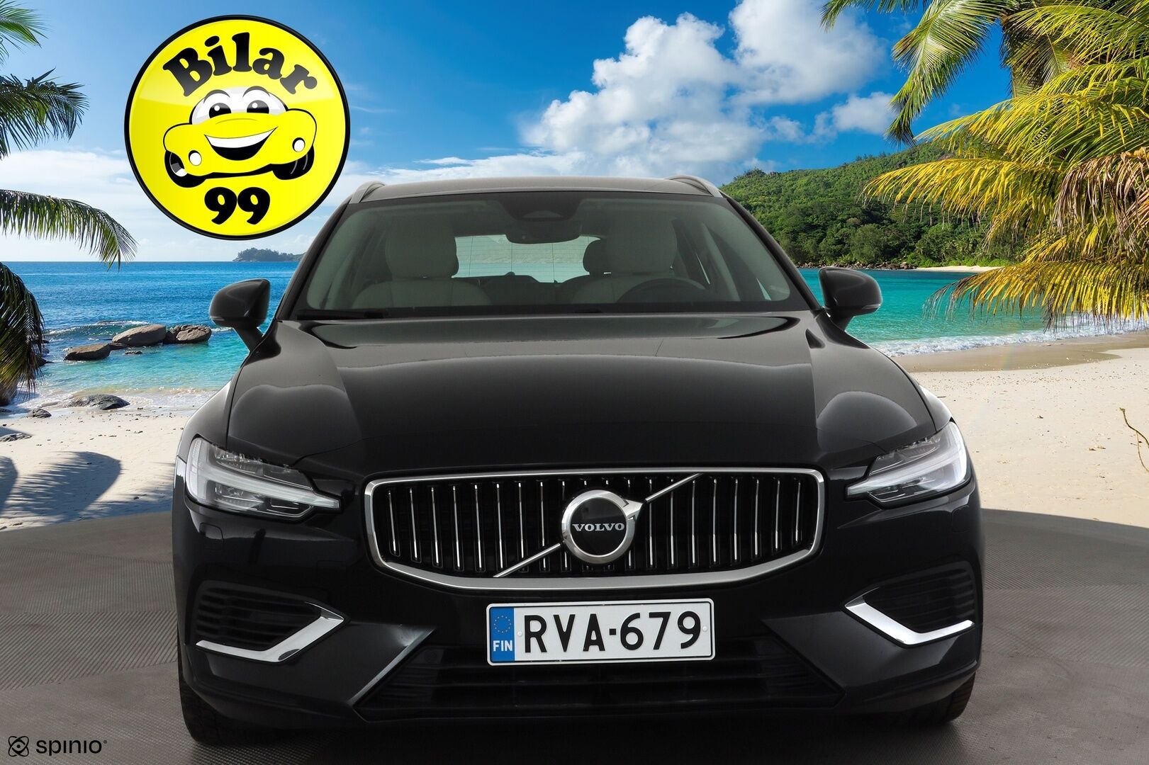 Volvo V60 2023 T6 AWD Long Range Core aut * ACC / P.kamera / LED / Navi / Koukku / Vaaleat nahat / Facelift * - 1.Om Suomi-auto / Kahdet renkaat aluvanteilla