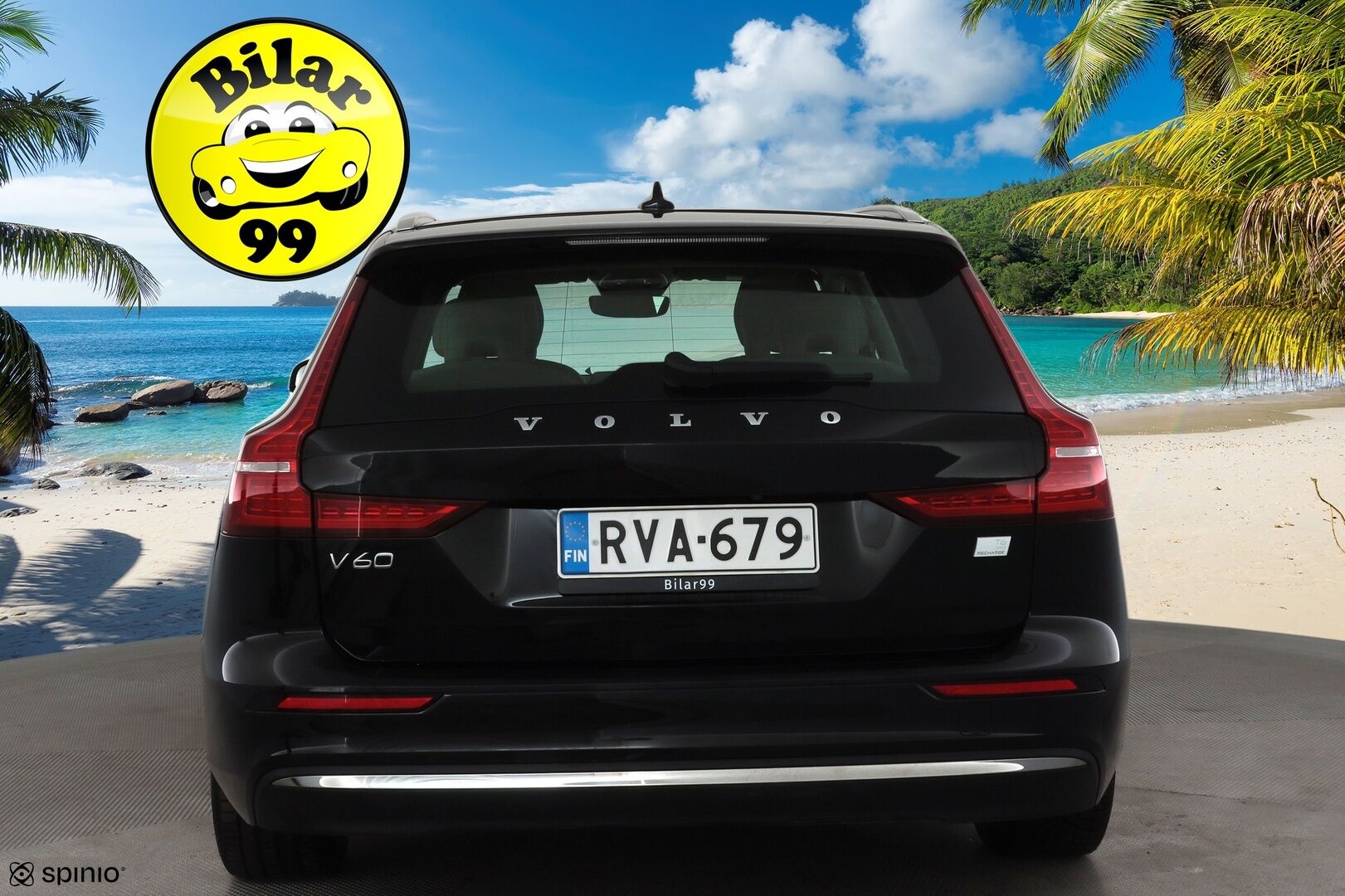 Volvo V60 2023 T6 AWD Long Range Core aut * ACC / P.kamera / LED / Navi / Koukku / Vaaleat nahat / Facelift * - 1.Om Suomi-auto / Kahdet renkaat aluvanteilla