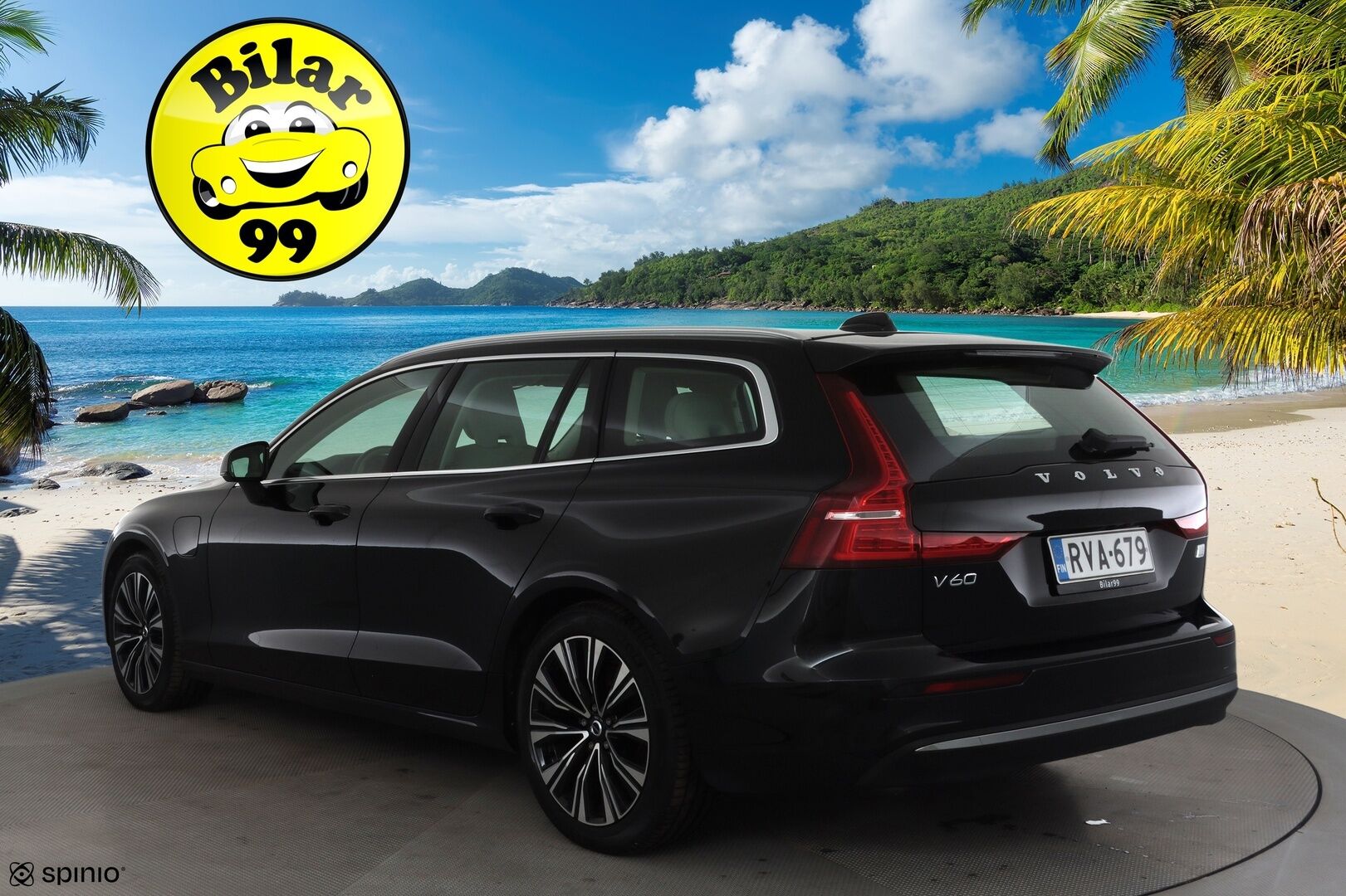 Volvo V60 2023 T6 AWD Long Range Core aut * ACC / P.kamera / LED / Navi / Koukku / Vaaleat nahat / Facelift * - 1.Om Suomi-auto / Kahdet renkaat aluvanteilla