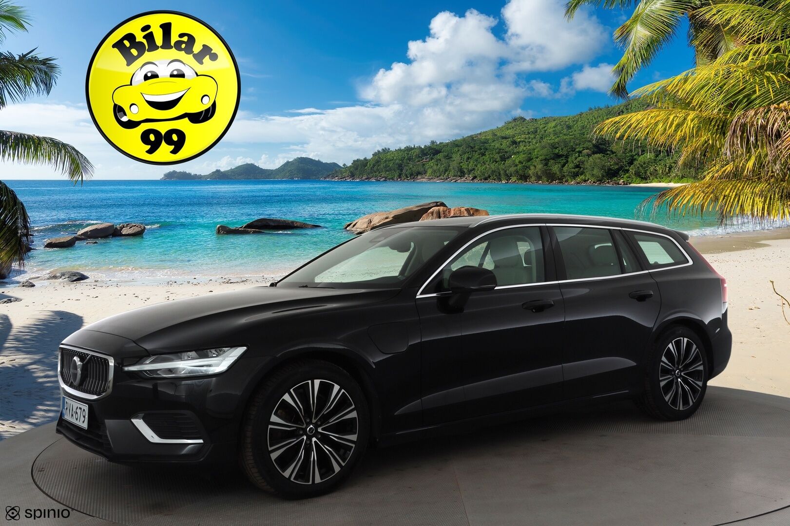 Volvo V60 2023 T6 AWD Long Range Core aut * ACC / P.kamera / LED / Navi / Koukku / Vaaleat nahat / Facelift * - 1.Om Suomi-auto / Kahdet renkaat aluvanteilla