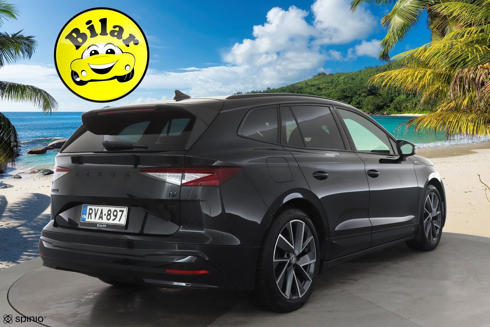 Skoda Enyaq 2023 80 SportLine iV - | ILP | Koukku | ACC | Matrix-LED | P.Kamera | Muistipenkki | Navi | Kaistavahti | Keyless | Merkkihuollot | Kahdet renkaat | Suomi-auto |