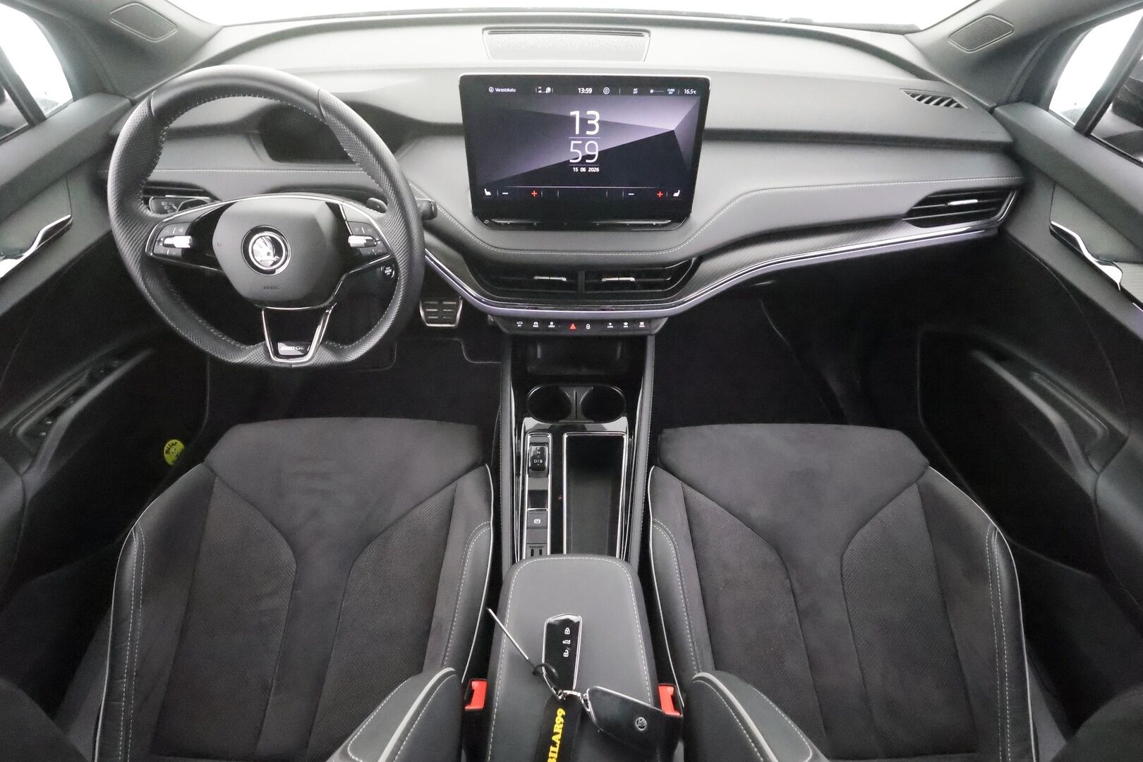 Skoda Enyaq 2023 80 SportLine iV - | ILP | Koukku | ACC | Matrix-LED | P.Kamera | Muistipenkki | Navi | Kaistavahti | Keyless | Merkkihuollot | Kahdet renkaat | Suomi-auto |