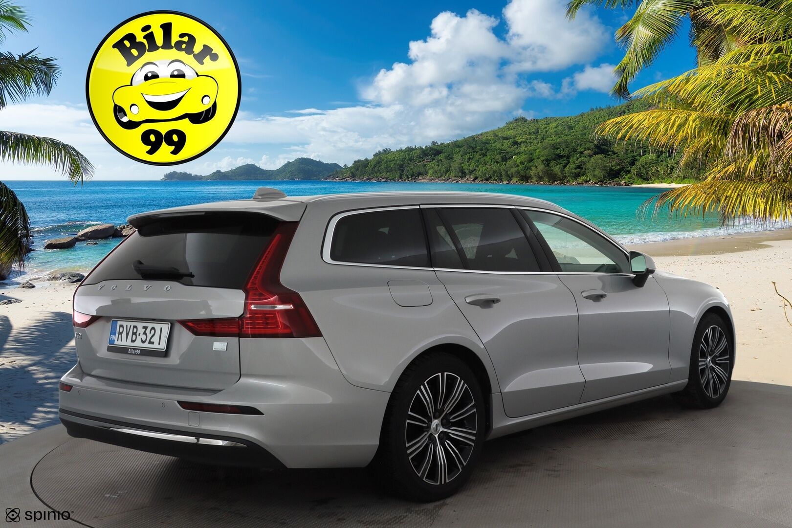 Volvo V60 2023 T8 AWD Long Range High Performance Plus Bright aut * ACC / P.kamera / Full LED / B&W / Muistipenkit / Koukku * - 1.Om Suomi-auto / Akku kuntotarkastettu! / Kahdet renkaat aluvanteilla / Merkkihuollettu / Huippuvarusteet