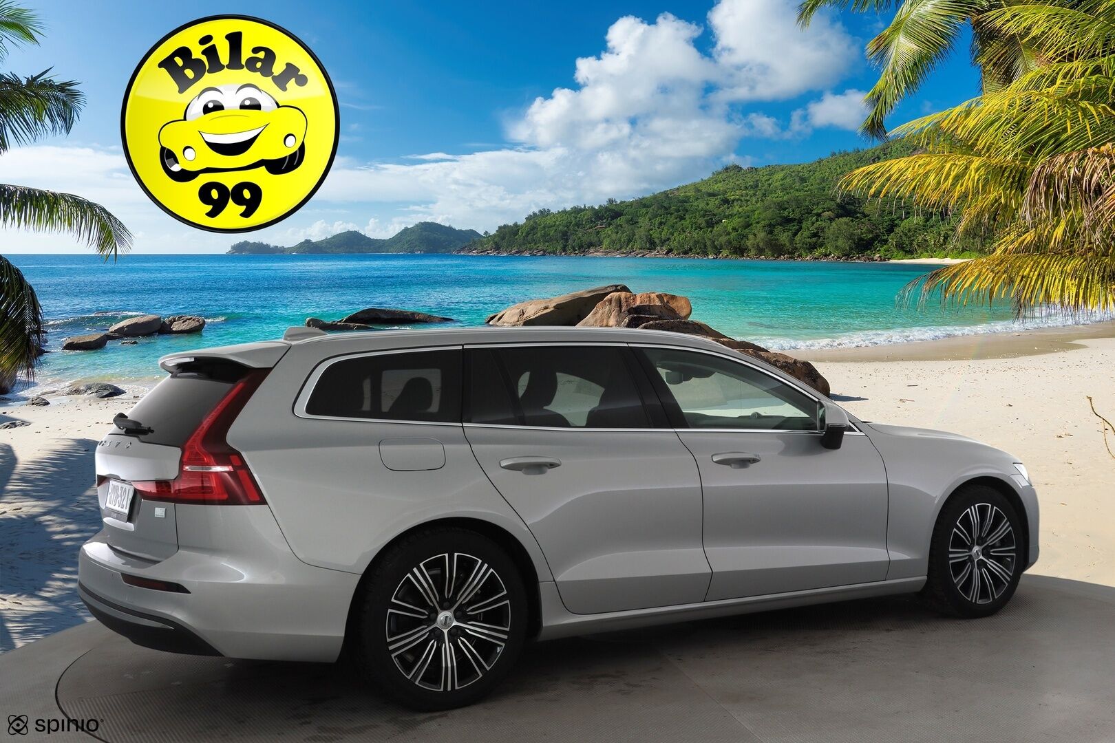 Volvo V60 2023 T8 AWD Long Range High Performance Plus Bright aut * ACC / P.kamera / Full LED / B&W / Muistipenkit / Koukku * - 1.Om Suomi-auto / Akku kuntotarkastettu! / Kahdet renkaat aluvanteilla / Merkkihuollettu / Huippuvarusteet