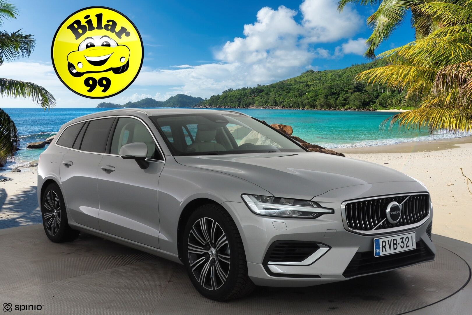 Volvo V60 2023 T8 AWD Long Range High Performance Plus Bright aut * ACC / P.kamera / Full LED / B&W / Muistipenkit / Koukku * - 1.Om Suomi-auto / Akku kuntotarkastettu! / Kahdet renkaat aluvanteilla / Merkkihuollettu / Huippuvarusteet