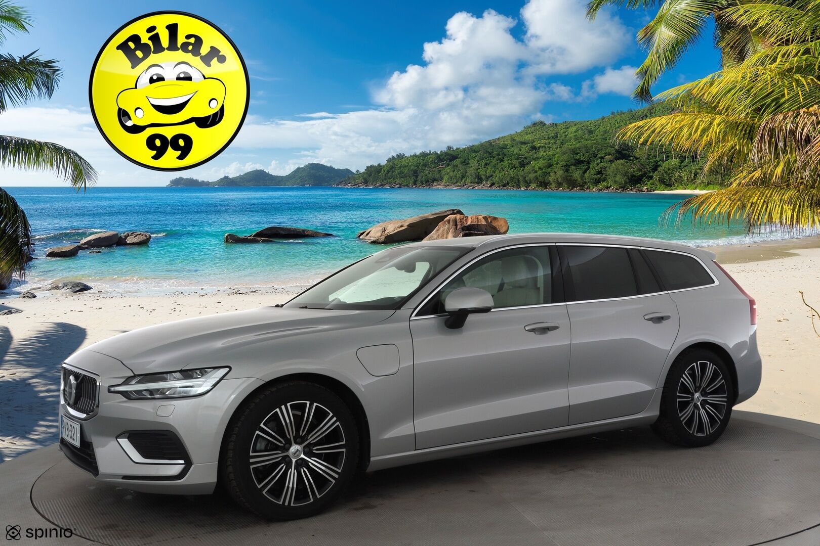 Volvo V60 2023 T8 AWD Long Range High Performance Plus Bright aut * ACC / P.kamera / Full LED / B&W / Muistipenkit / Koukku * - 1.Om Suomi-auto / Akku kuntotarkastettu! / Kahdet renkaat aluvanteilla / Merkkihuollettu / Huippuvarusteet