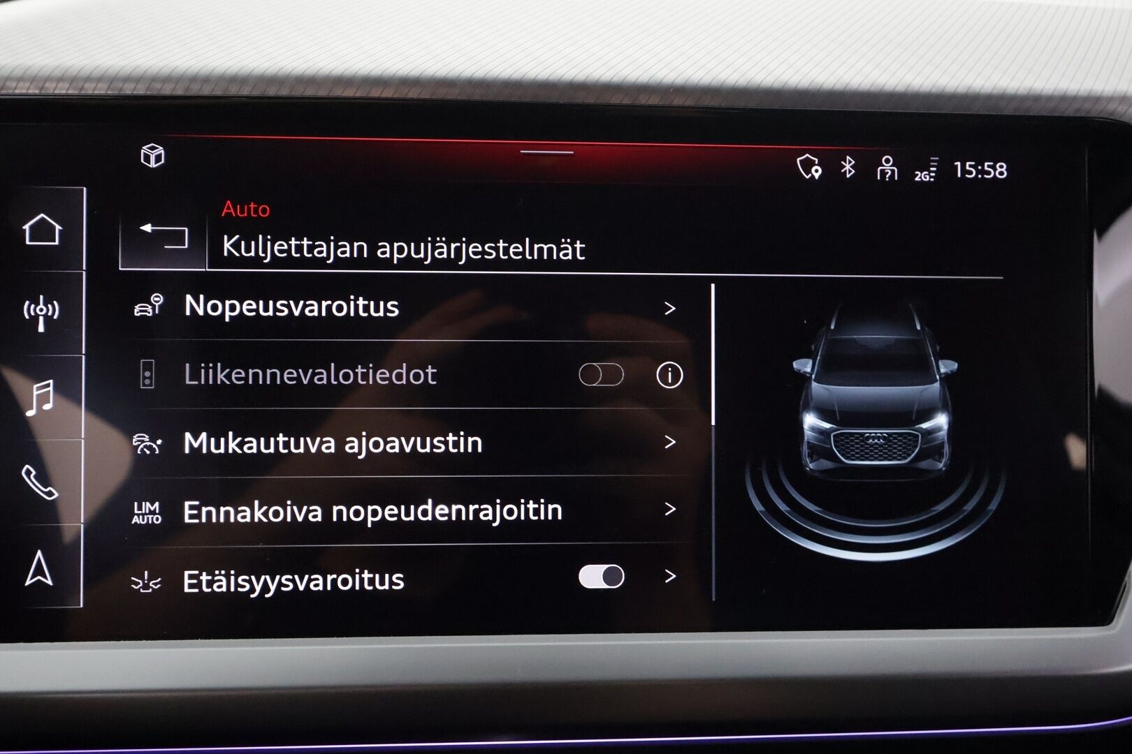 Audi Q4 e-tron 2023 45 e-tron quattro - | ACC | ILP | SONOS | Sporttipenkit | Ambient Light | P.kamera | Sähk. takaluukku | Navi | Digimittaristo | BSM | Kaistavahti | 1-om suomiauto | ALV | 