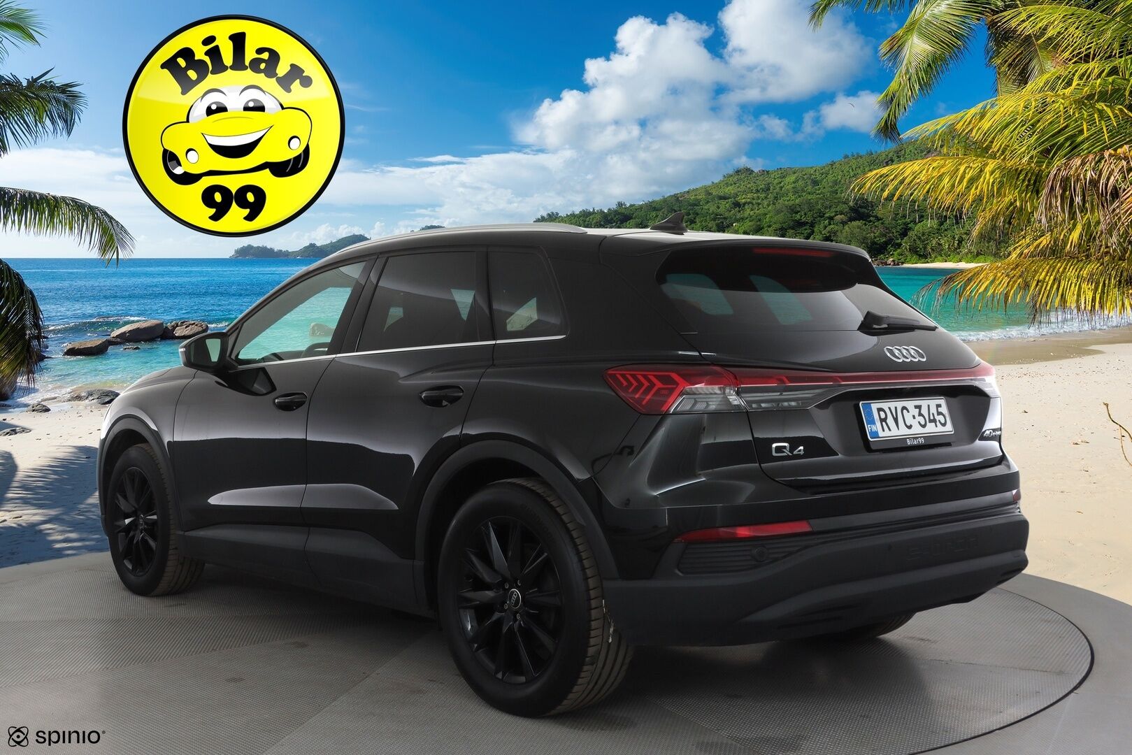 Audi Q4 e-tron 2023 40 e-tron * ACC / ILP / Kaistavahti / P.Kamera / Navi / LED / Sporttipenkit / Sähköluukku / Digimittaristo * - 1.Om Suomi-auto / Akku kuntotarkastettu / Kahdet renkaat aluvanteilla / Merkkihuollettu - HULLUT AVAJAISHULINAT KORKOTARJOUS 3,29 %