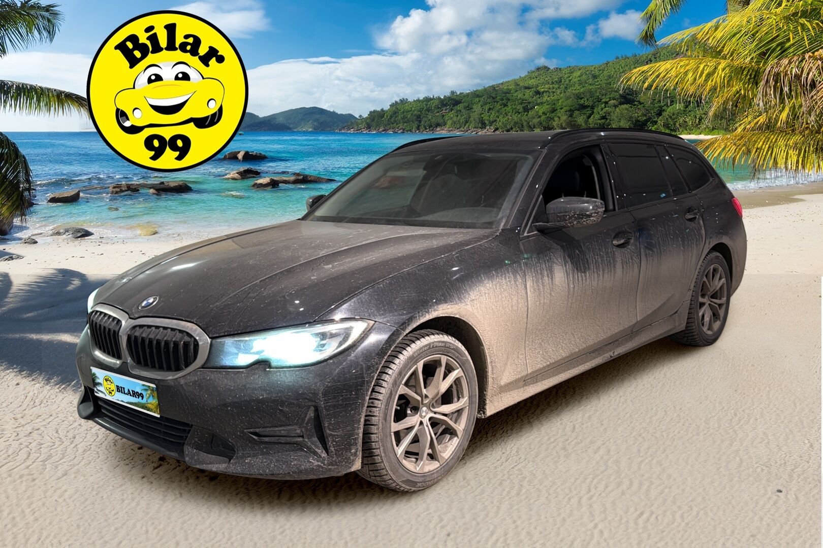 BMW 320 2020 G21 Touring A xDrive Business Sportline *Sporttipenkit / Koukku / Navi / Kaistavahti / S.Luukku / Vakionopeudensäädin* - *Kahdet asialliset renkaat / Fiksut huollot!!*